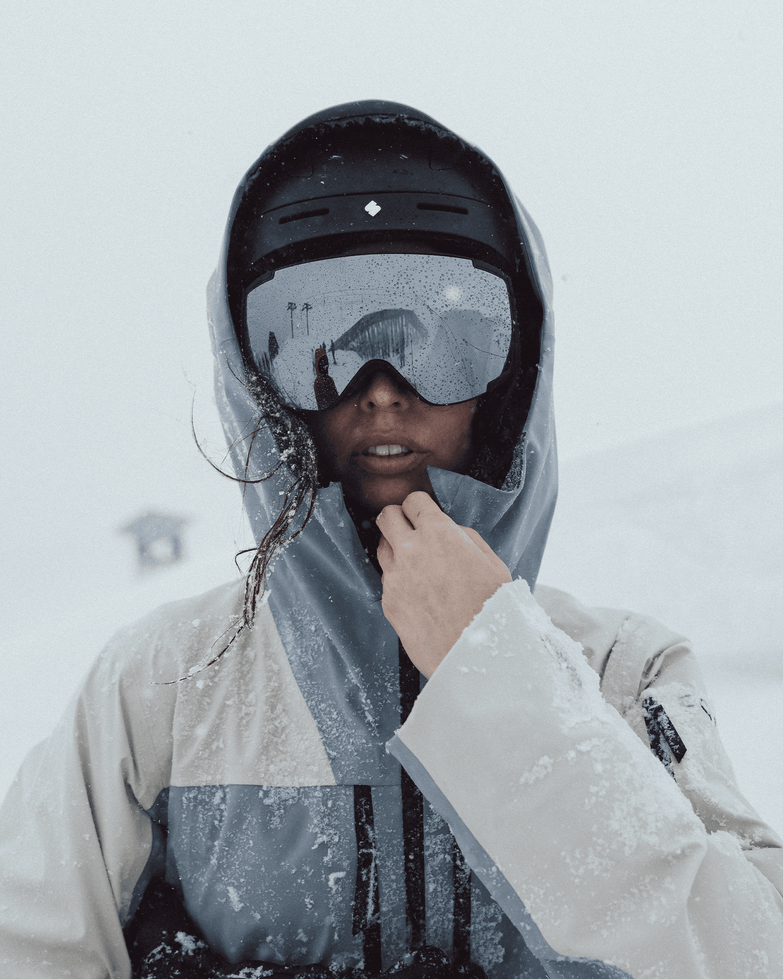 Deep Black-Smoke/Silver Mirror