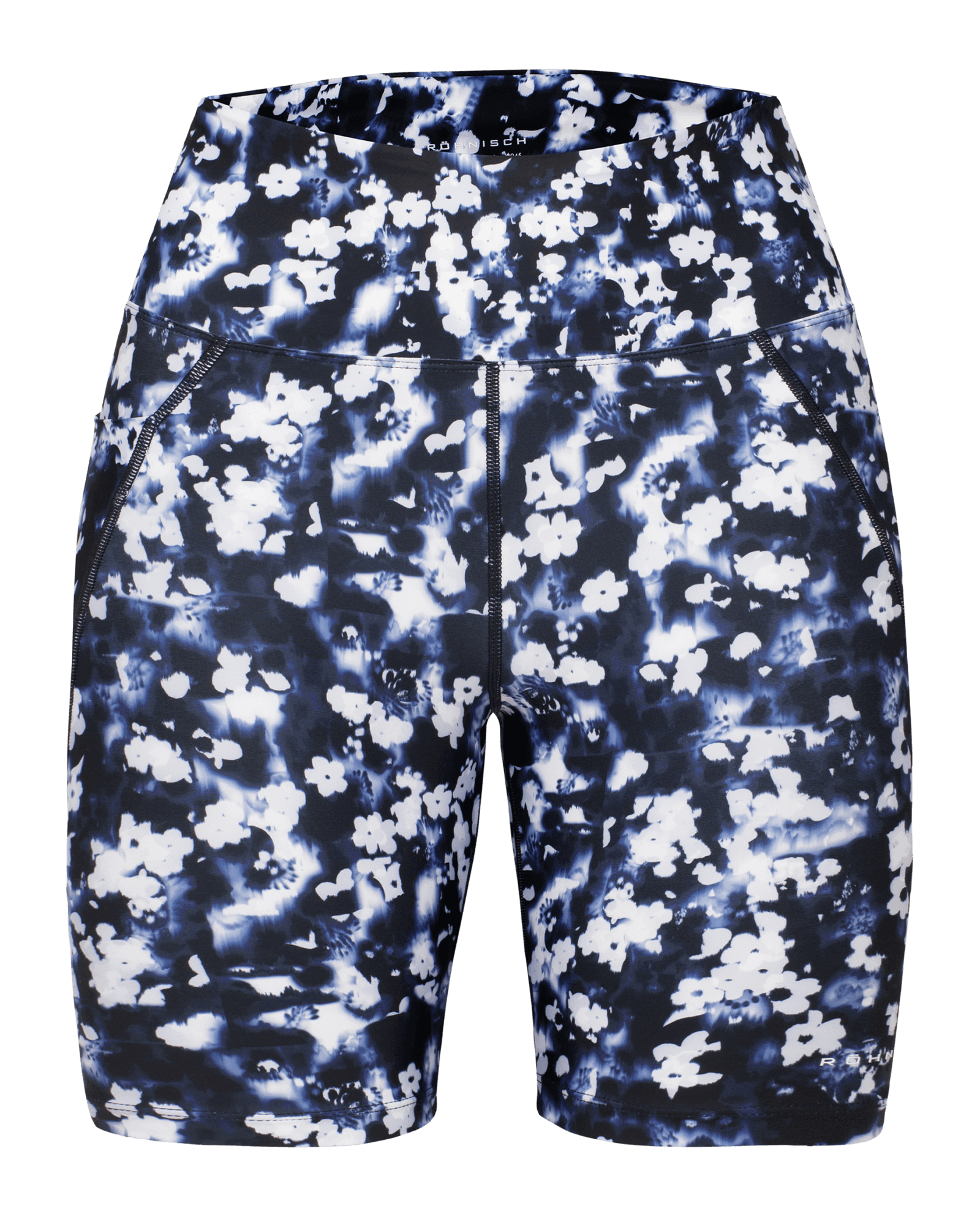 Flattering Printed Bike Tights W Indigo Bloom