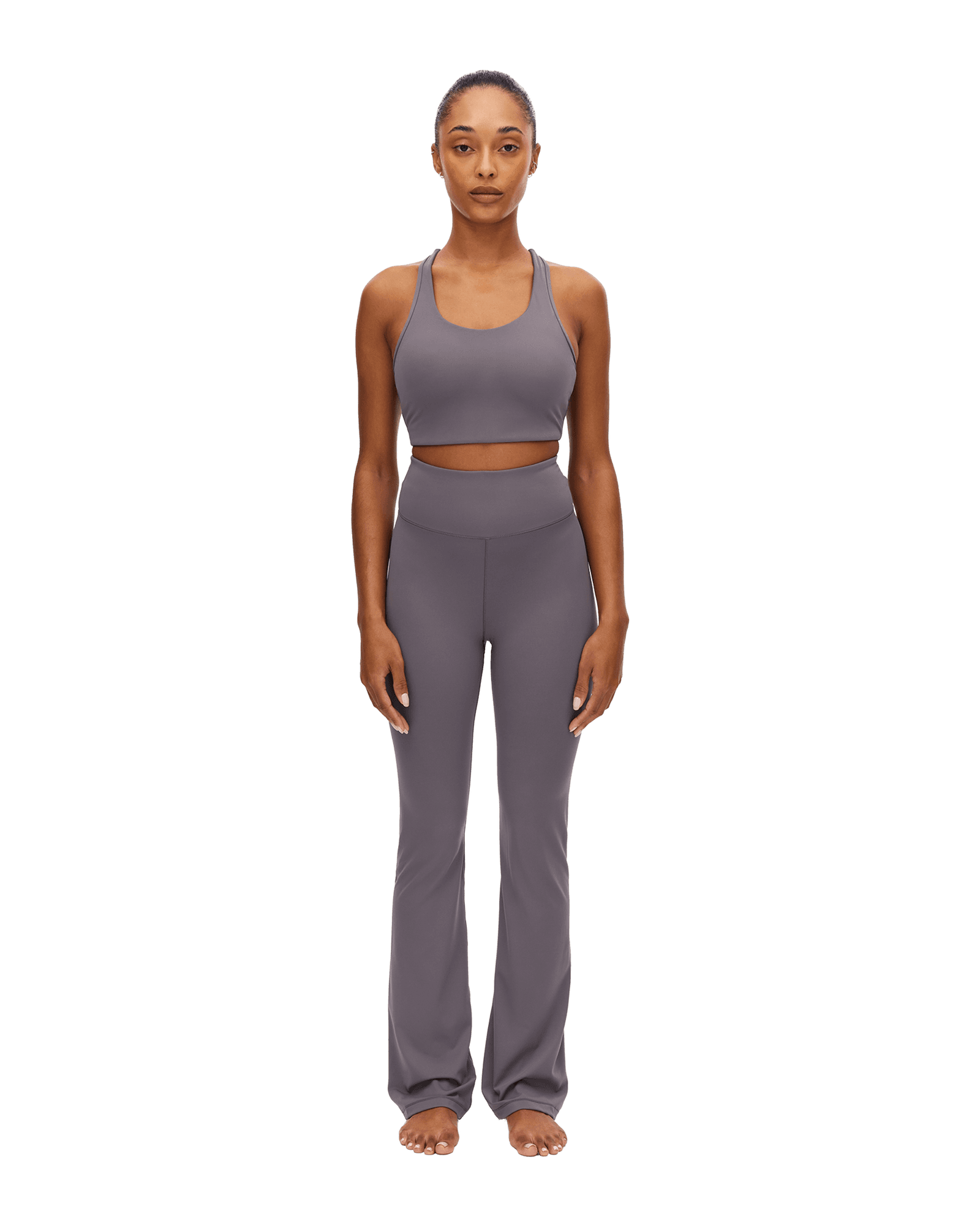 Legacy Flare High Waist Tights W Smoky Lavendel