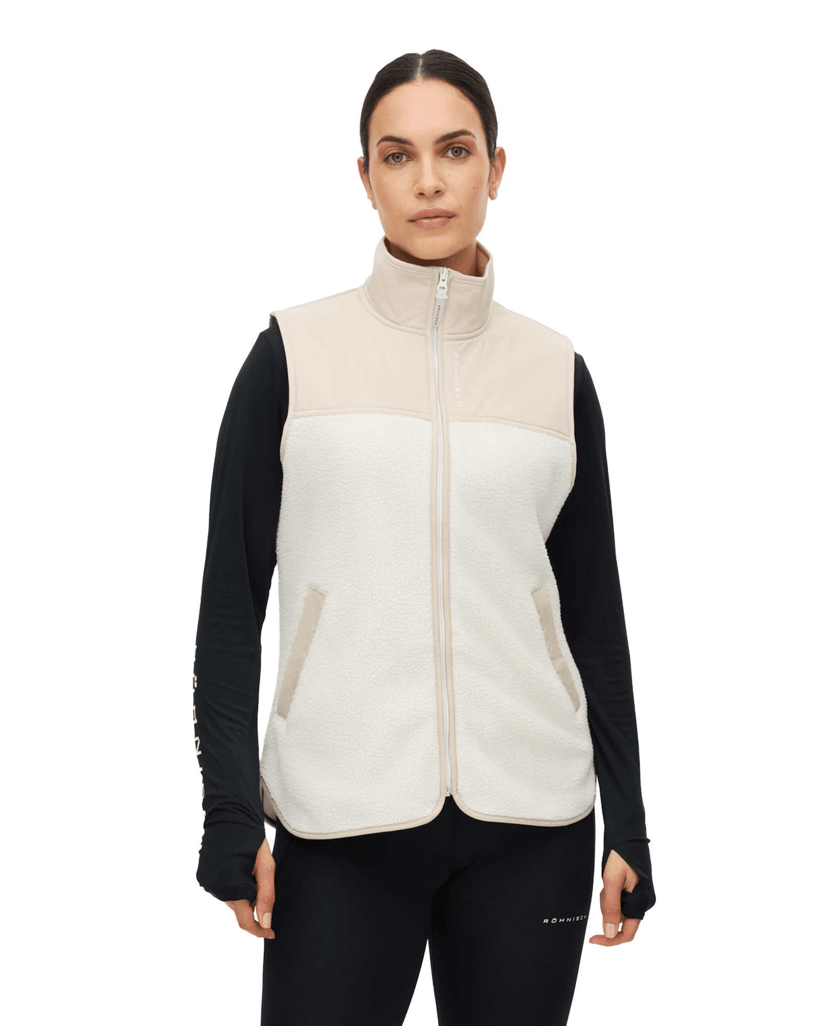 Phoebe Vest W Peyote Beige