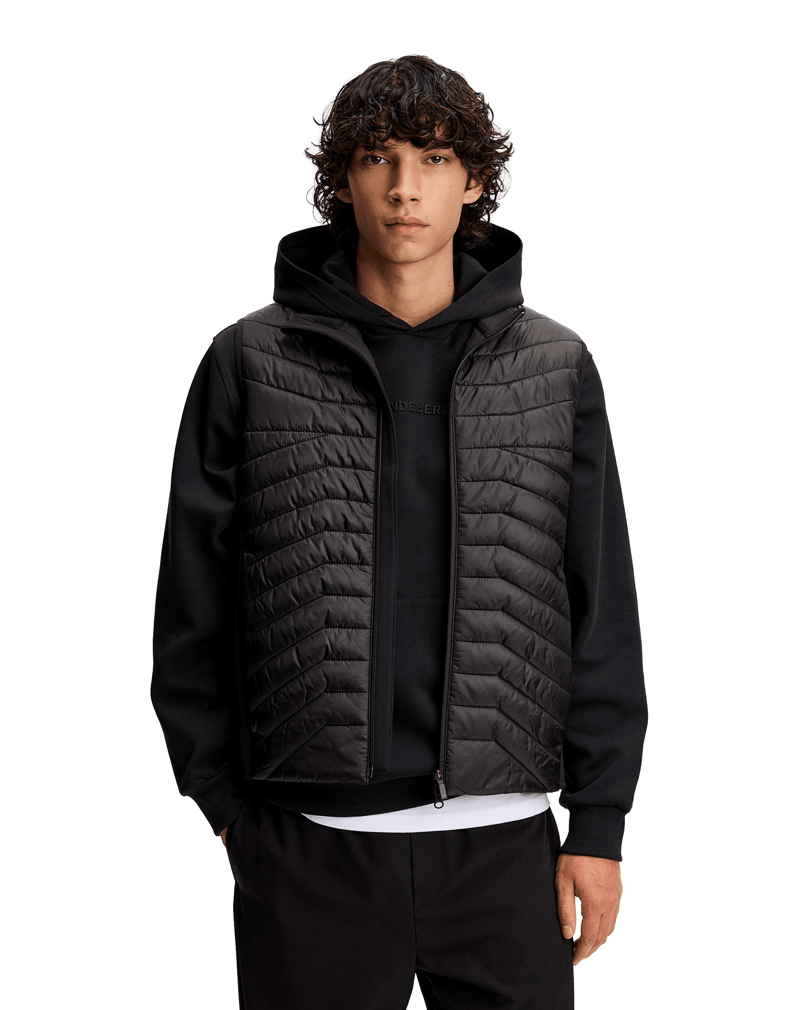 Heyden Quilt Hybrid Vest M Black