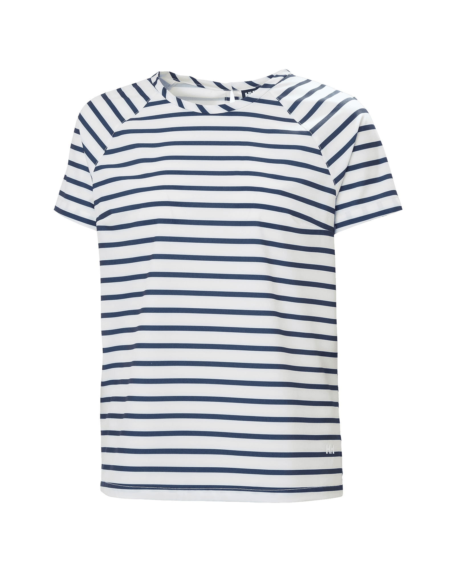 White Navy Stripe