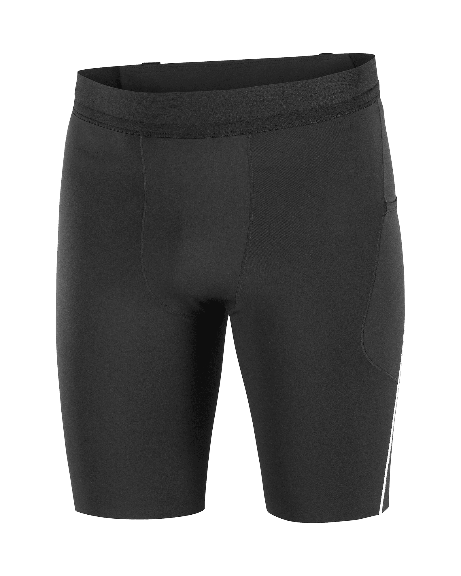 Sense Stow Short Tights 9"M Deep Black