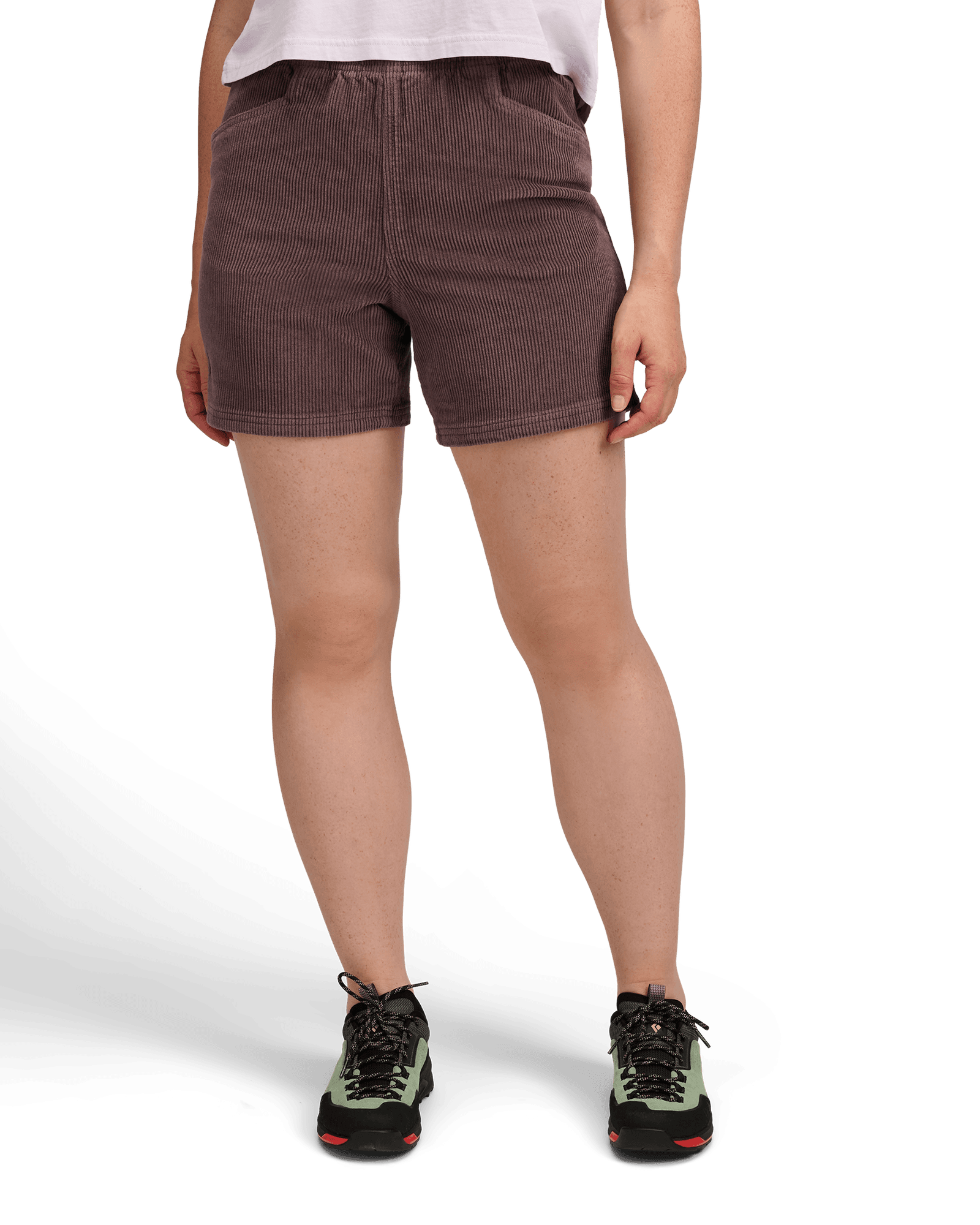 Dirtbag Corduroy Shorts W Dark Mauve