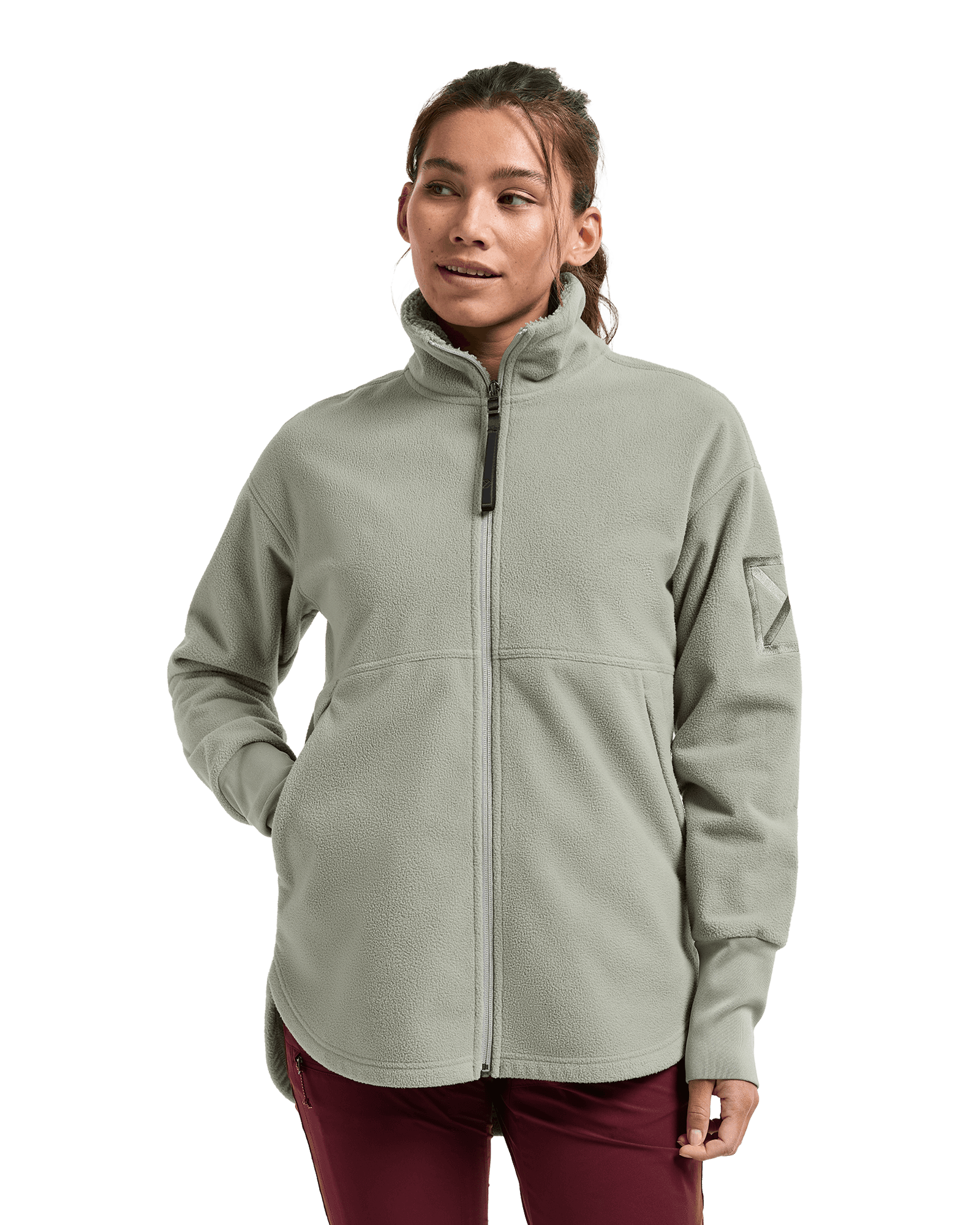 Ronja Fullzip W Wilted Leaf