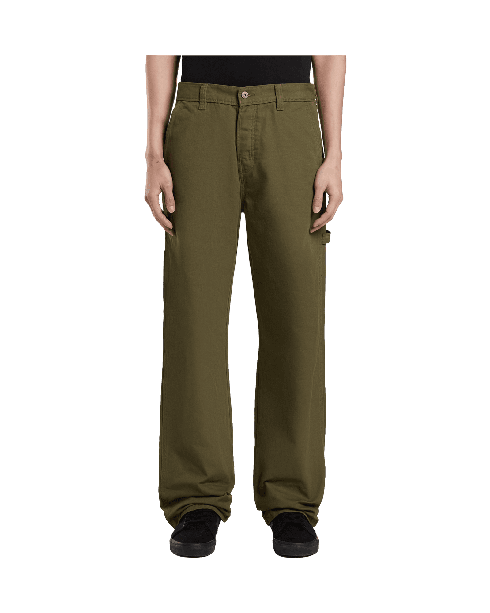 Canvas Carpenter Lighweight Pant M Military Gr