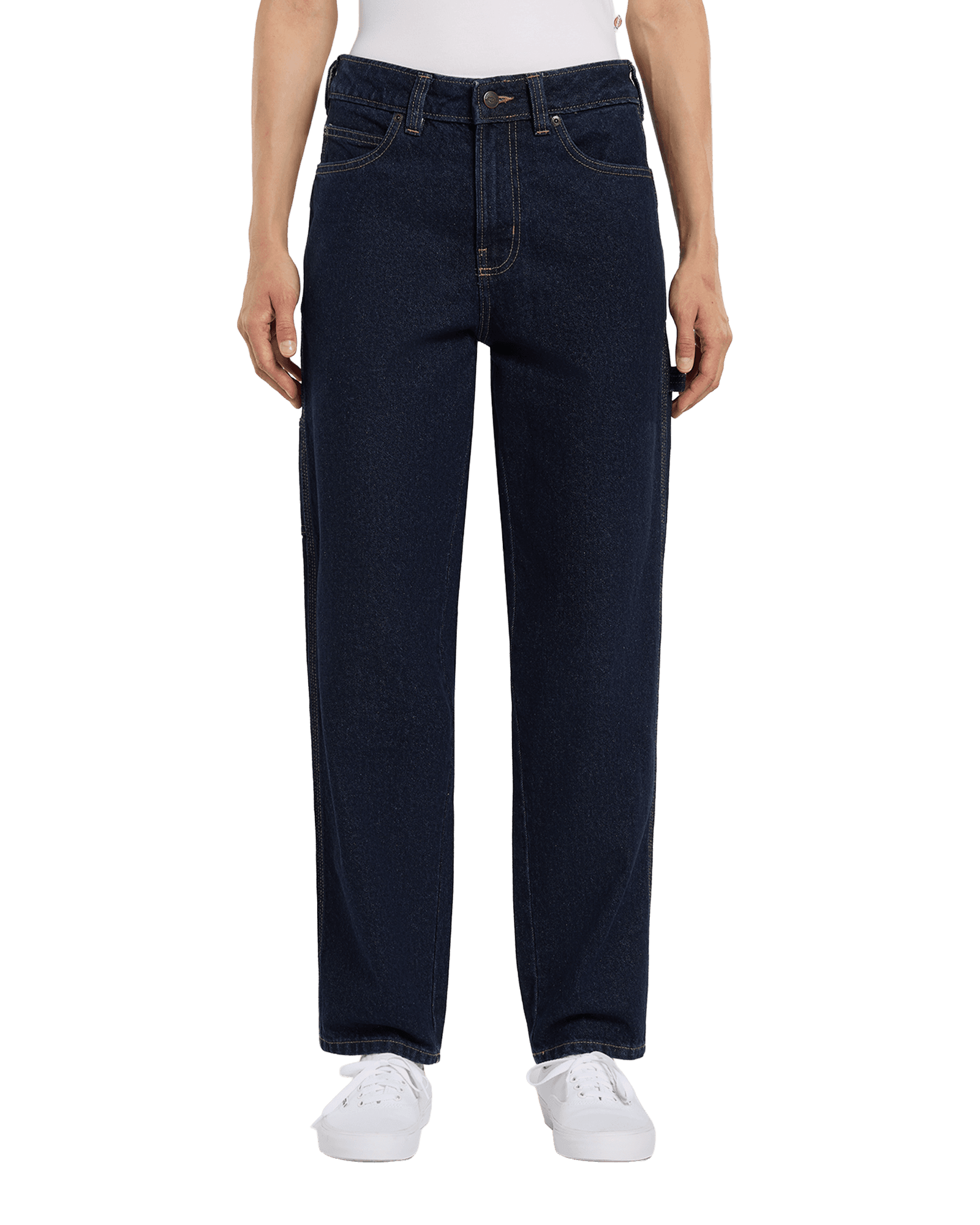 993 High Waist Tapered Carpenter Jeans W Rinsed