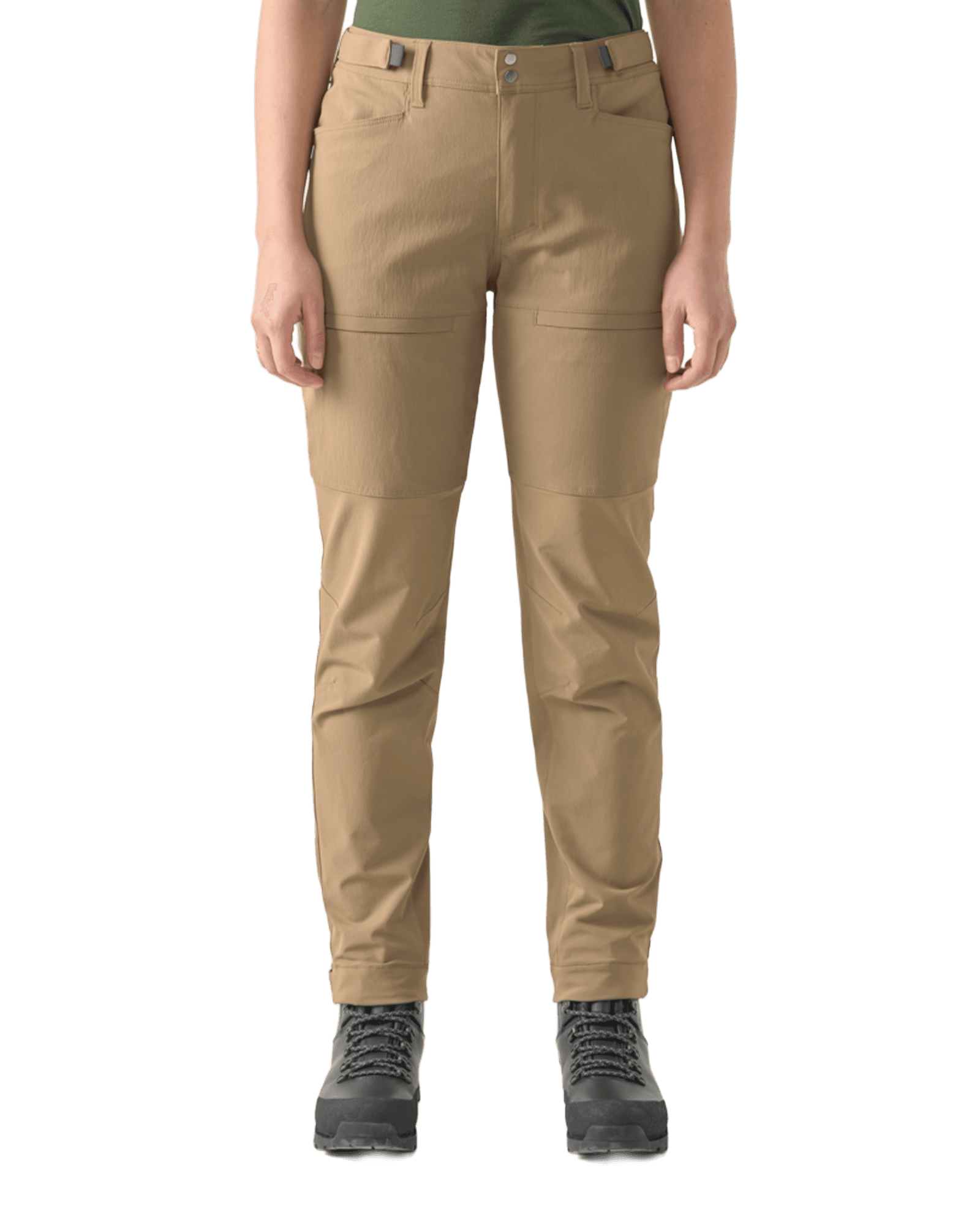 Alert Mid Pant W Oak Brown