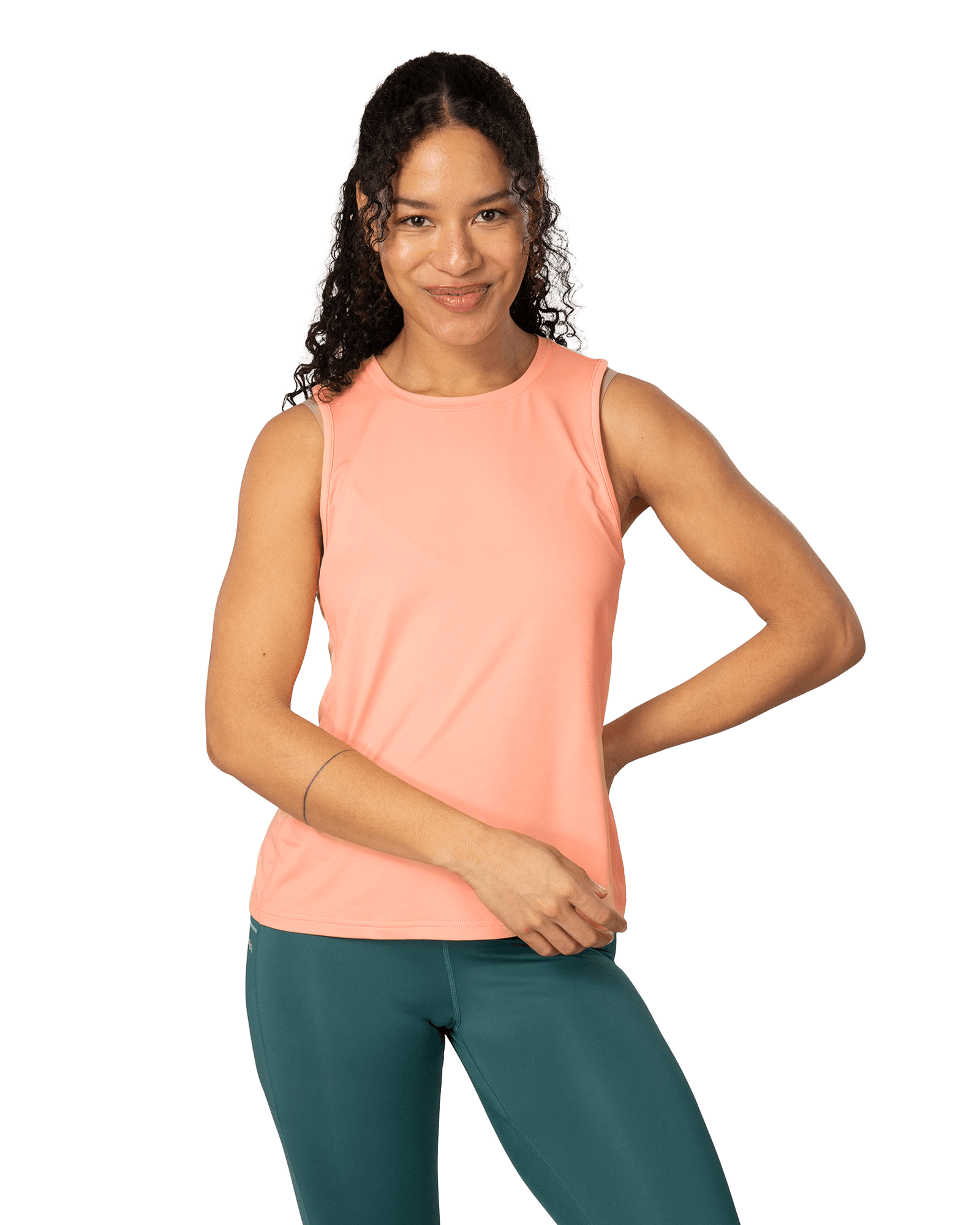 Ava Tanktop W Peach Bloom