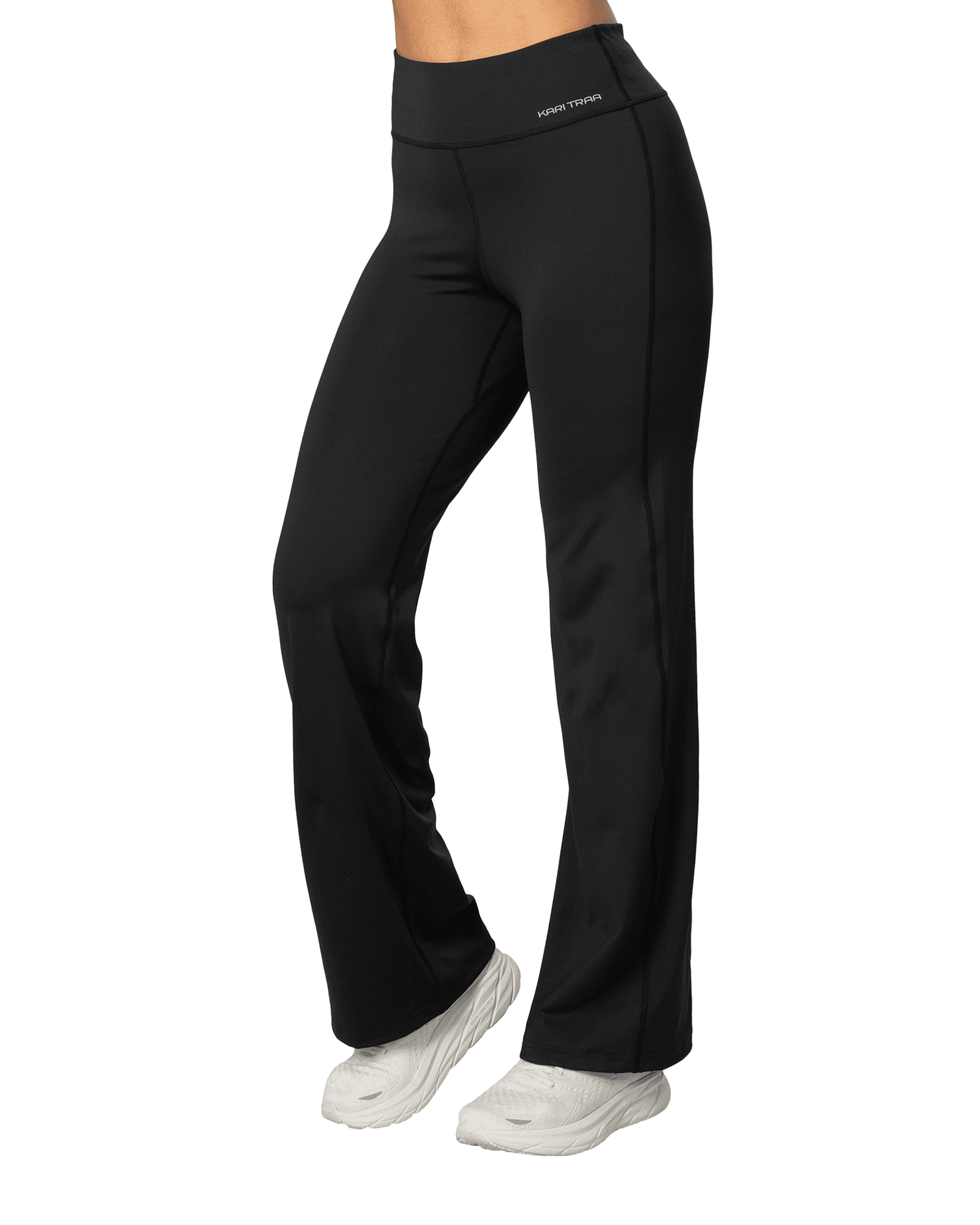 Ava Bootcut Tights W Black