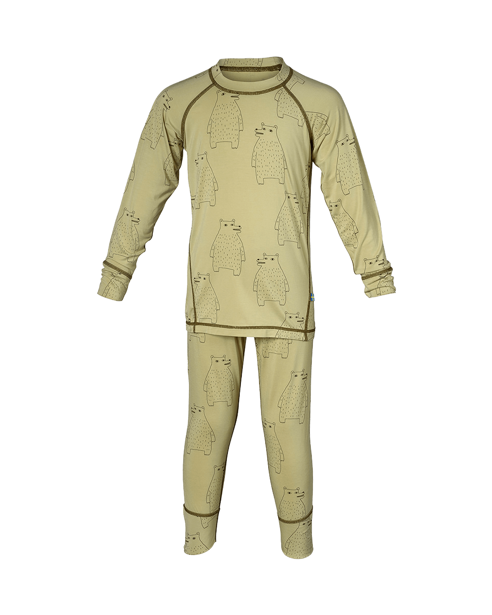 Polarbear Set Baselayer JR Forest Dew