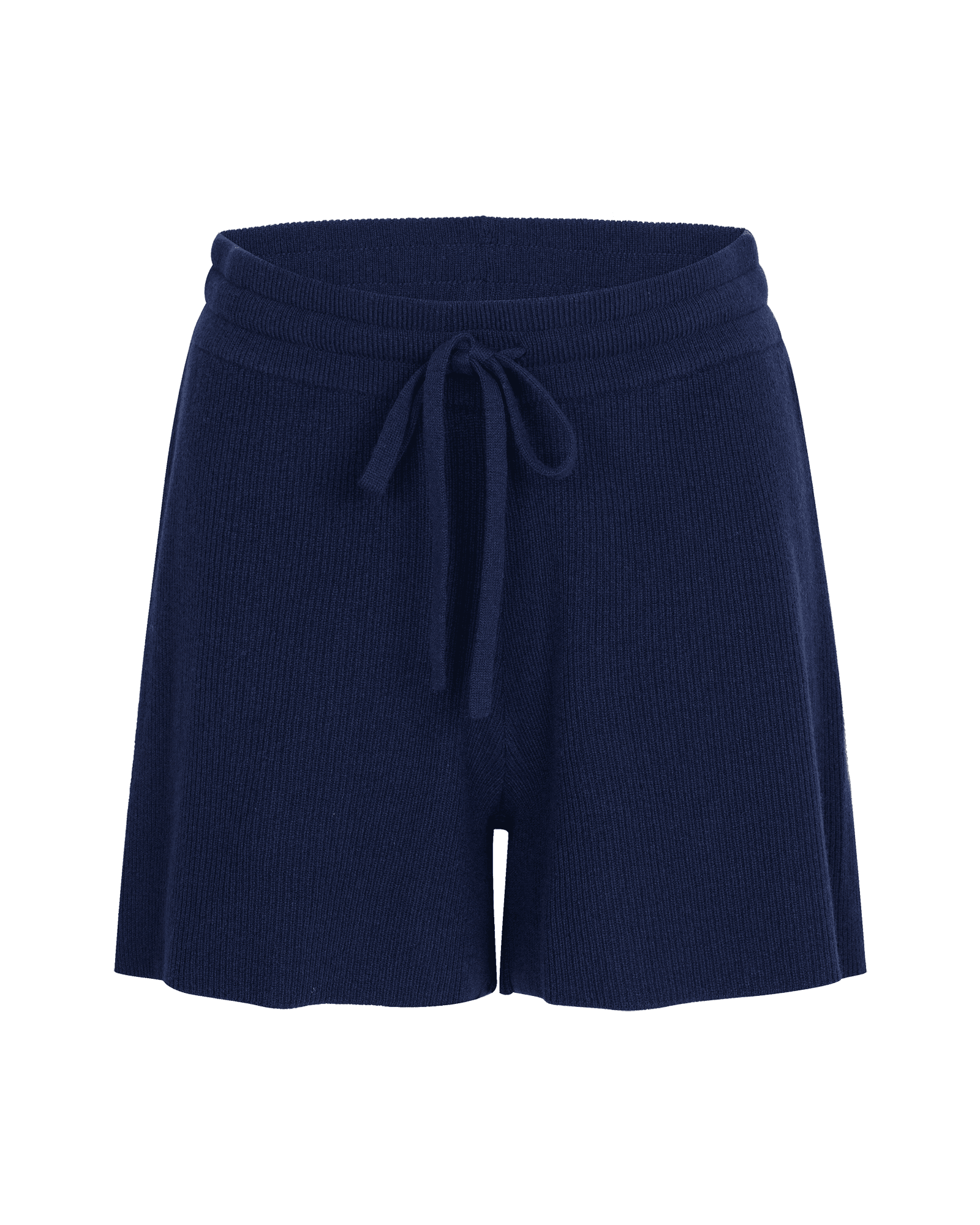 Skudeneshavn Knitted Rib Shorts W Blue Ink