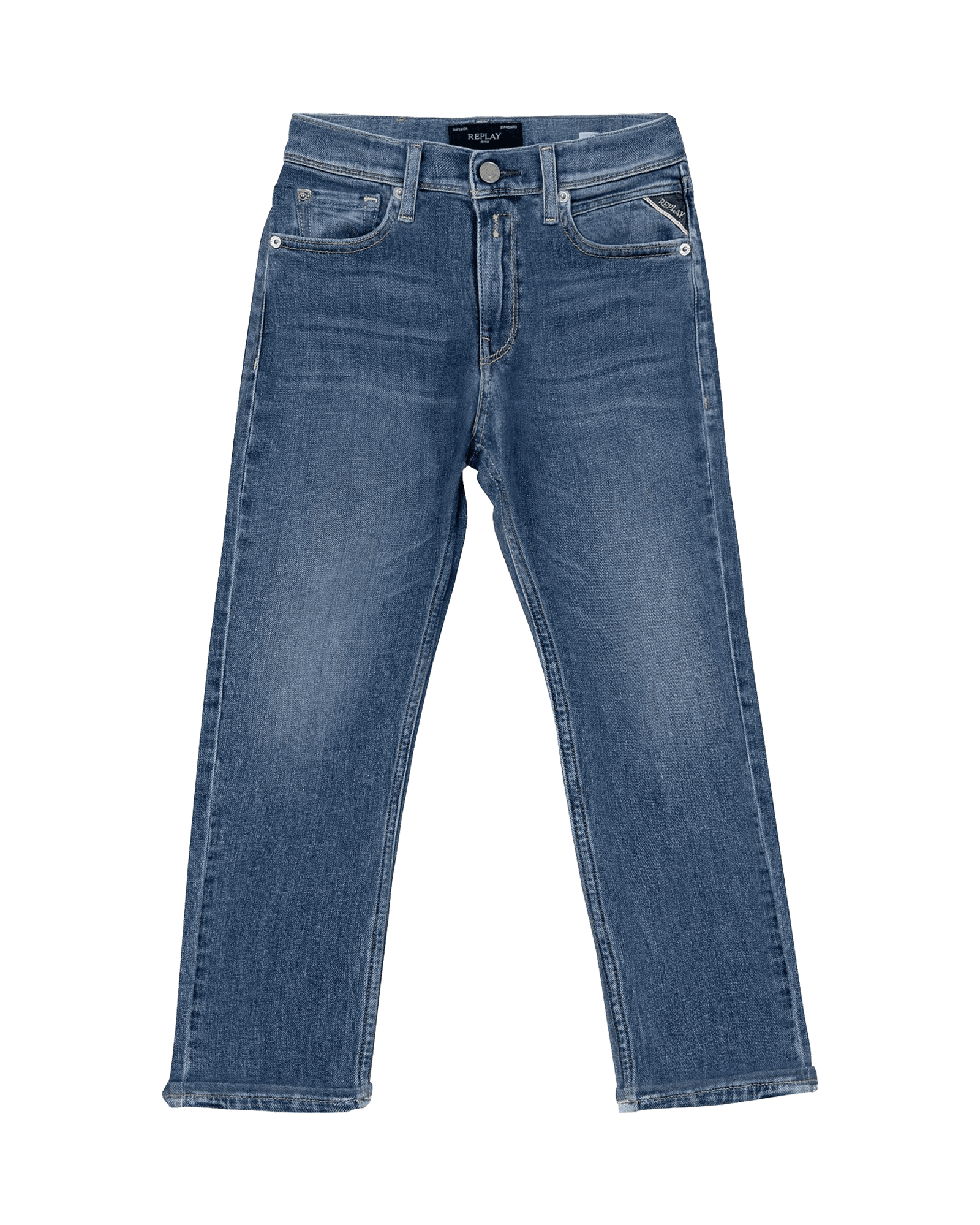 Thad Trousers JR Medium Blue