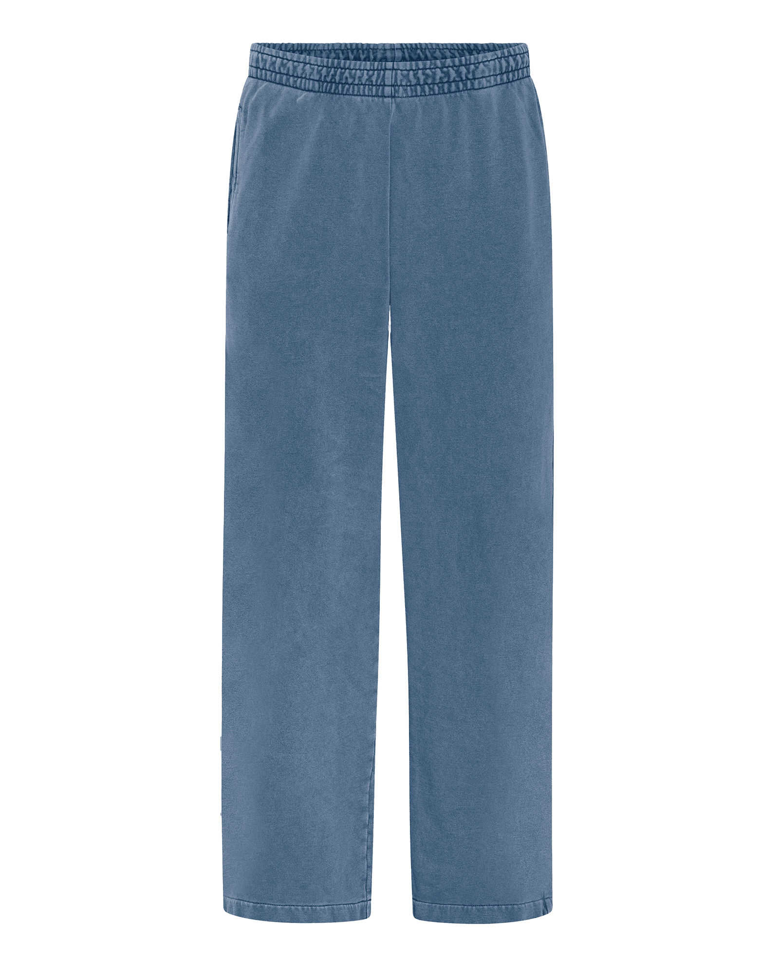 Organic Straight Leg Sweatpants Faded Indigo