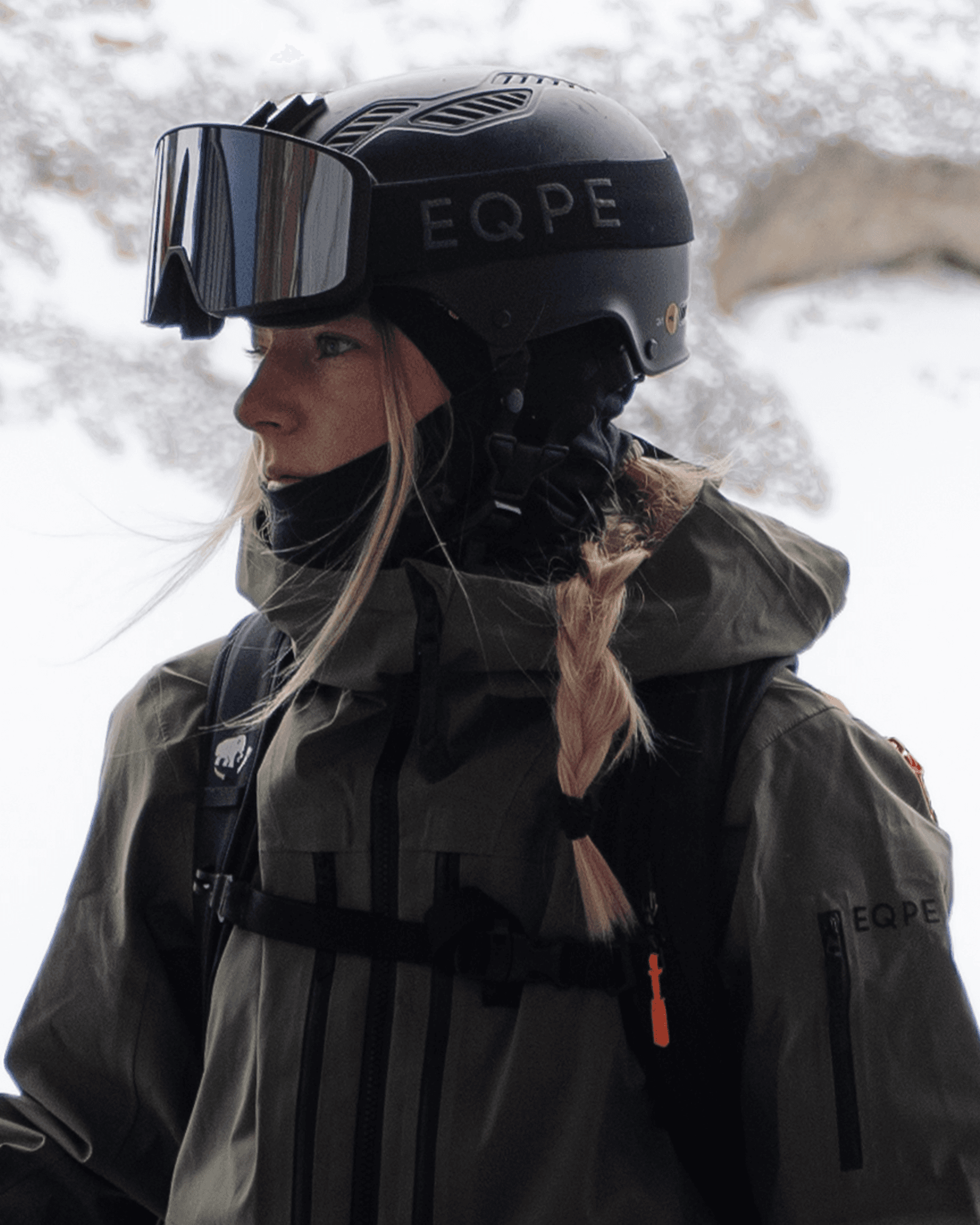 Deep Black-Smoke/Silver Mirror