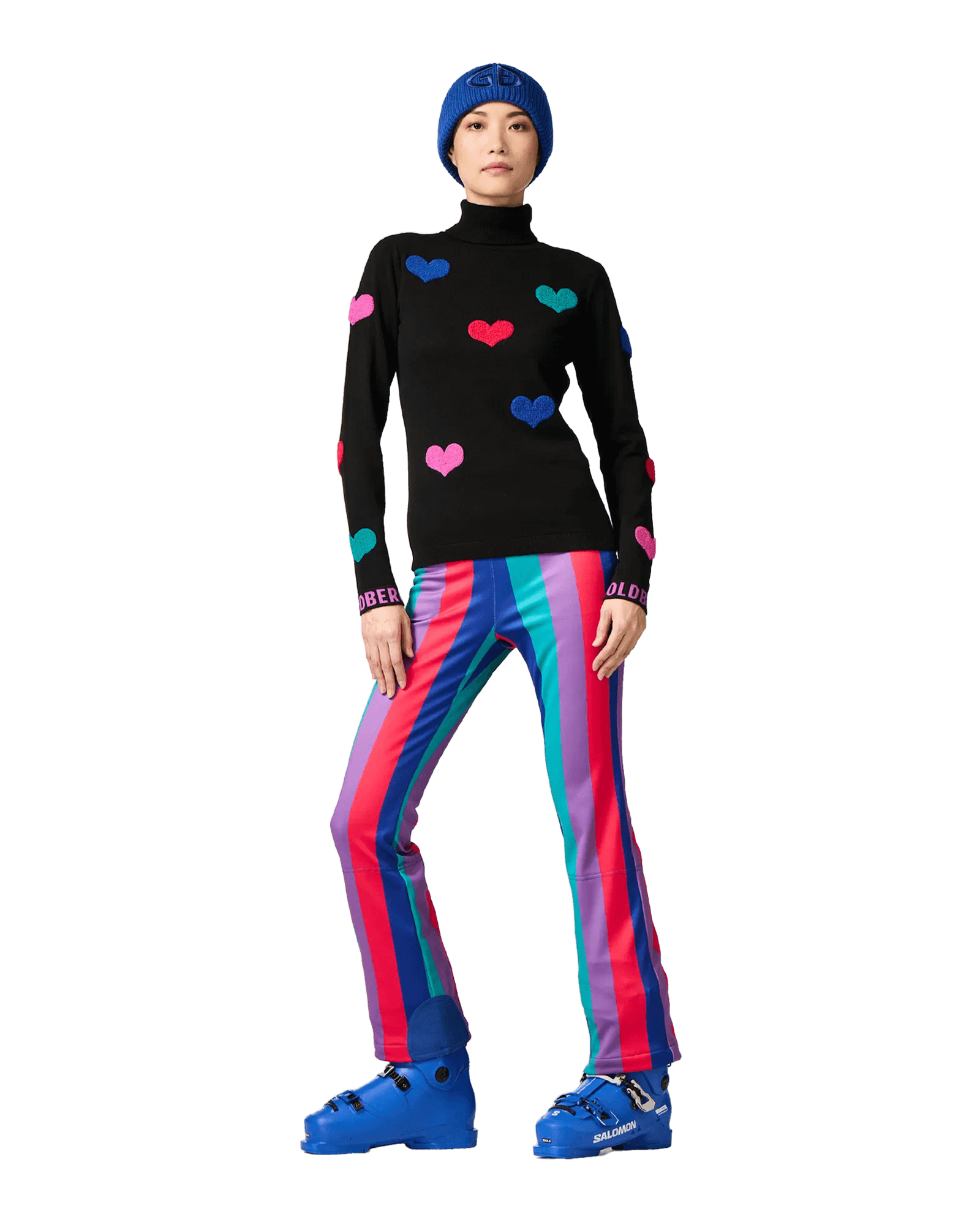 Bacio Long Sleeve Knit Sweater Black