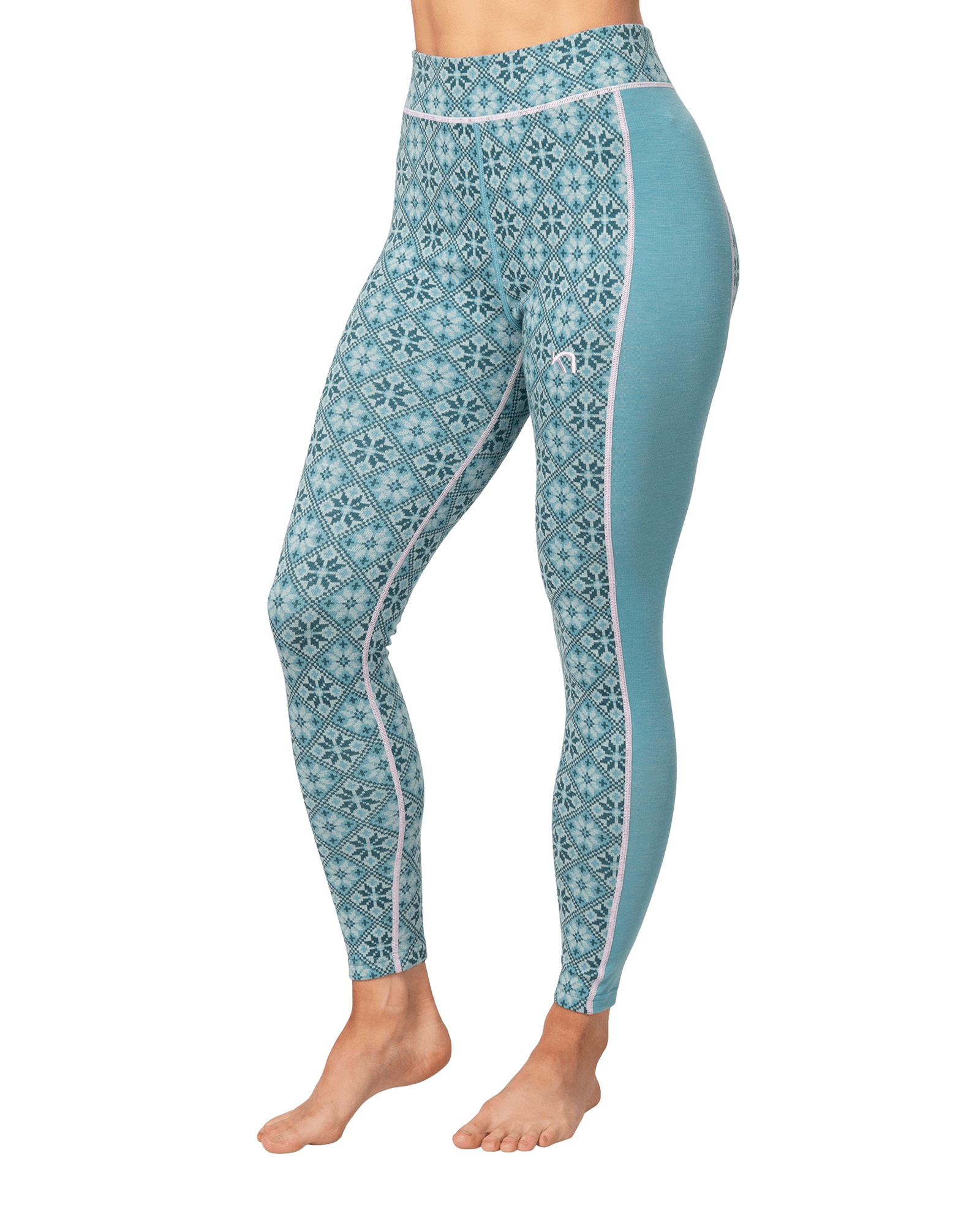 Rose High Waist Pant W Blue Lagoon
