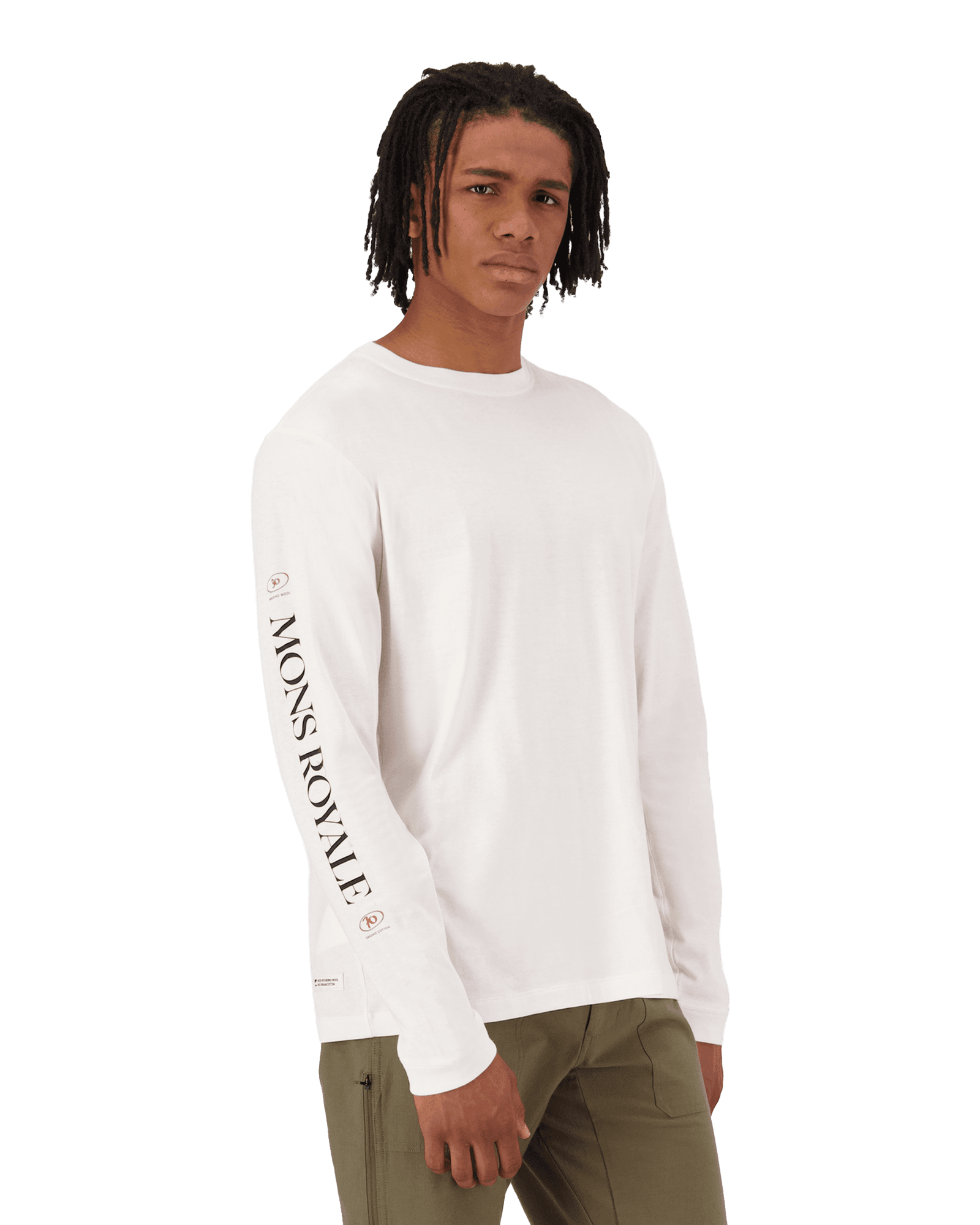 Yonder Merino Organic Cotton L/S M Vintage White