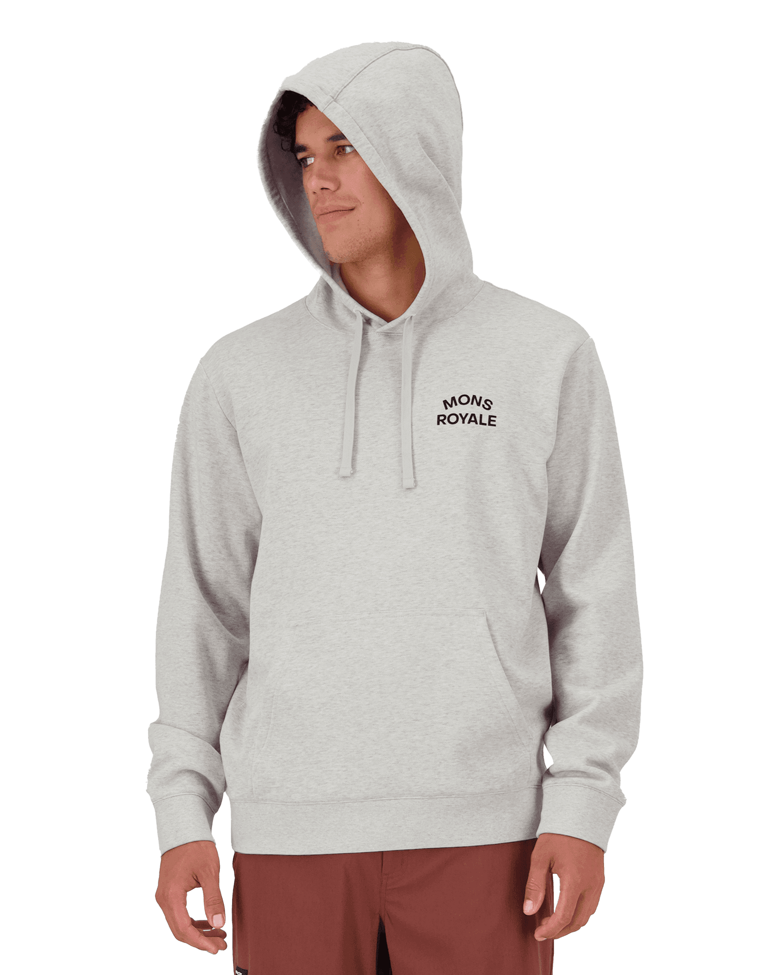 Inversion Merino Hoodie M Light Grey Heather