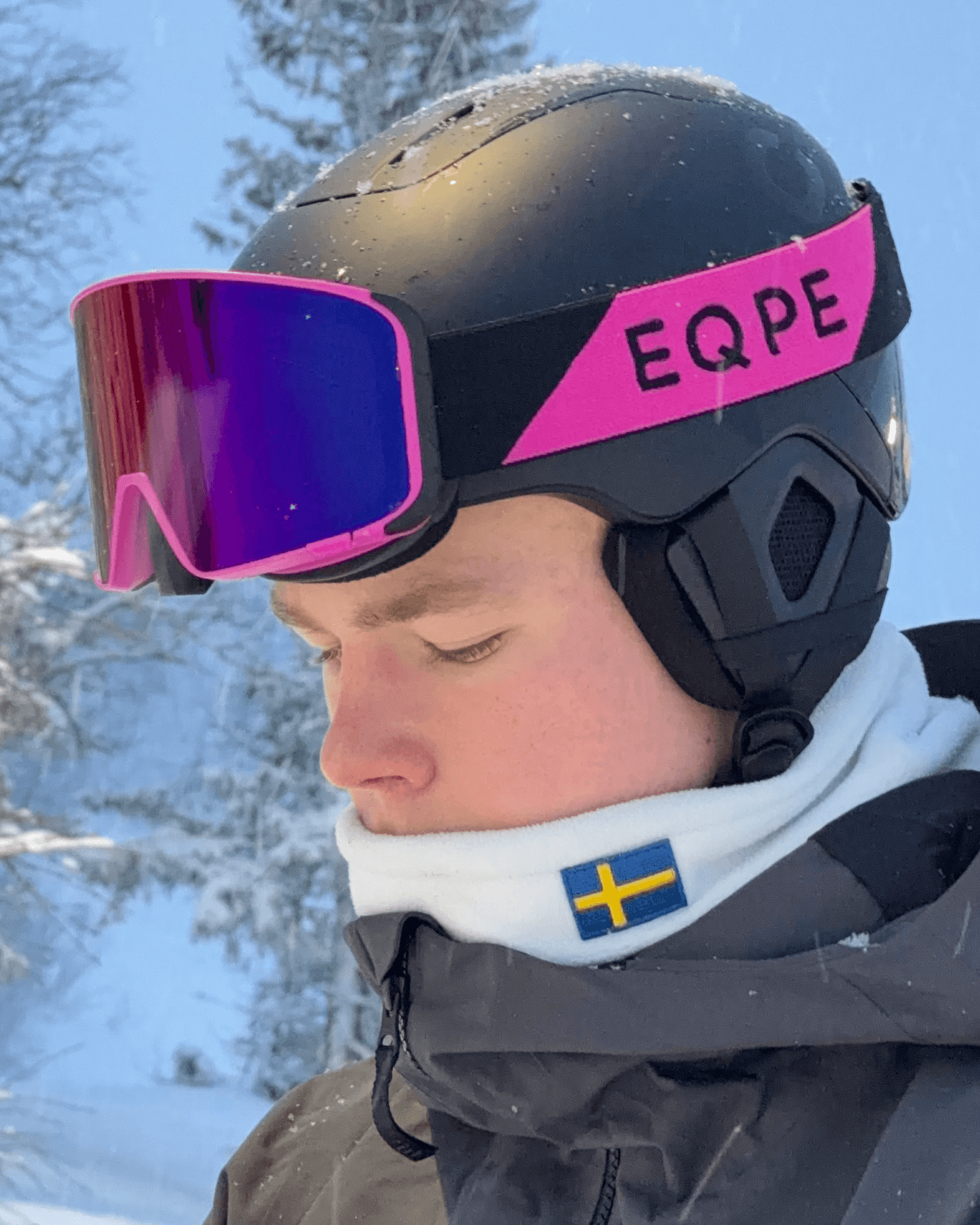 Lupin Pink/Deep Black-Smoke/Ruby Multi + Clear Rose