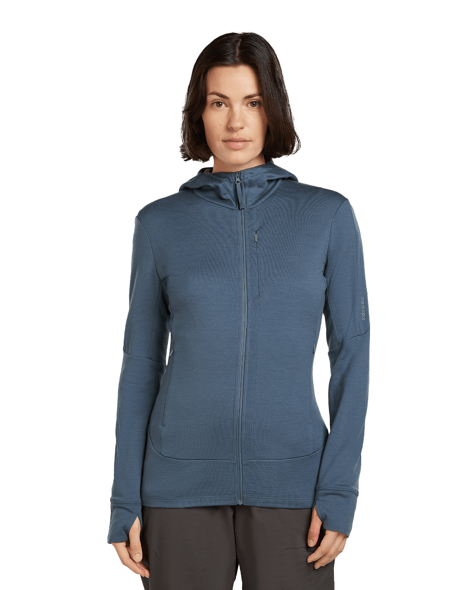 Mer 260 Quantum IV L/S Zip Hood W Blue