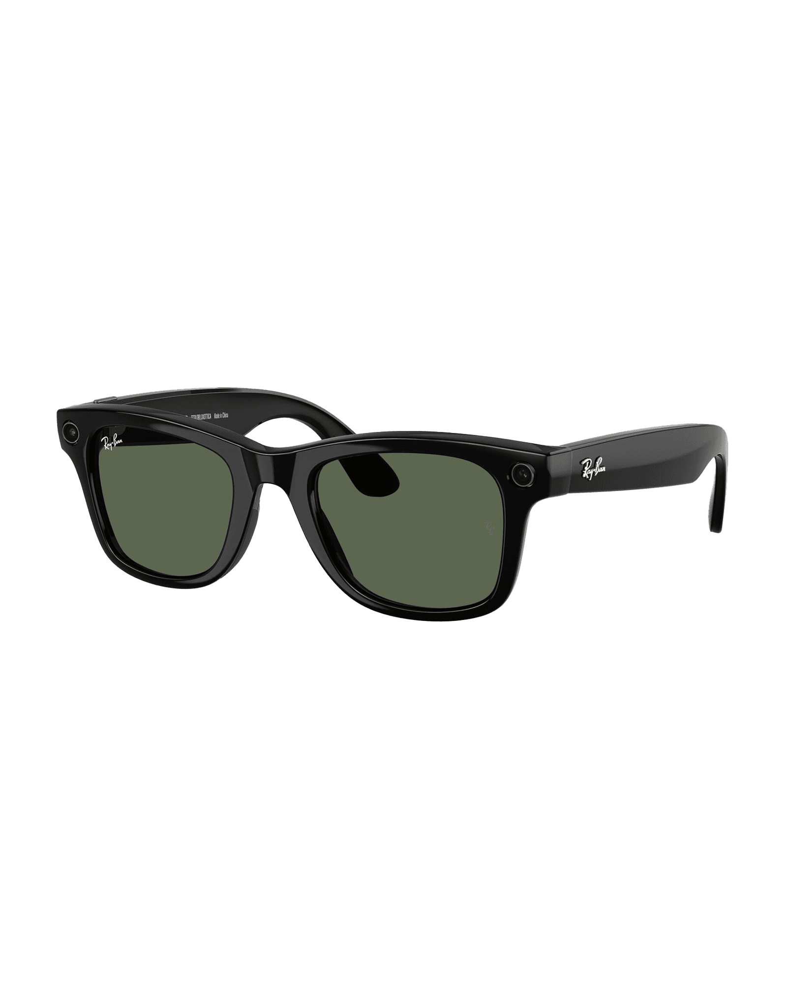 Meta Wayfarer Shiny Black G15 Green