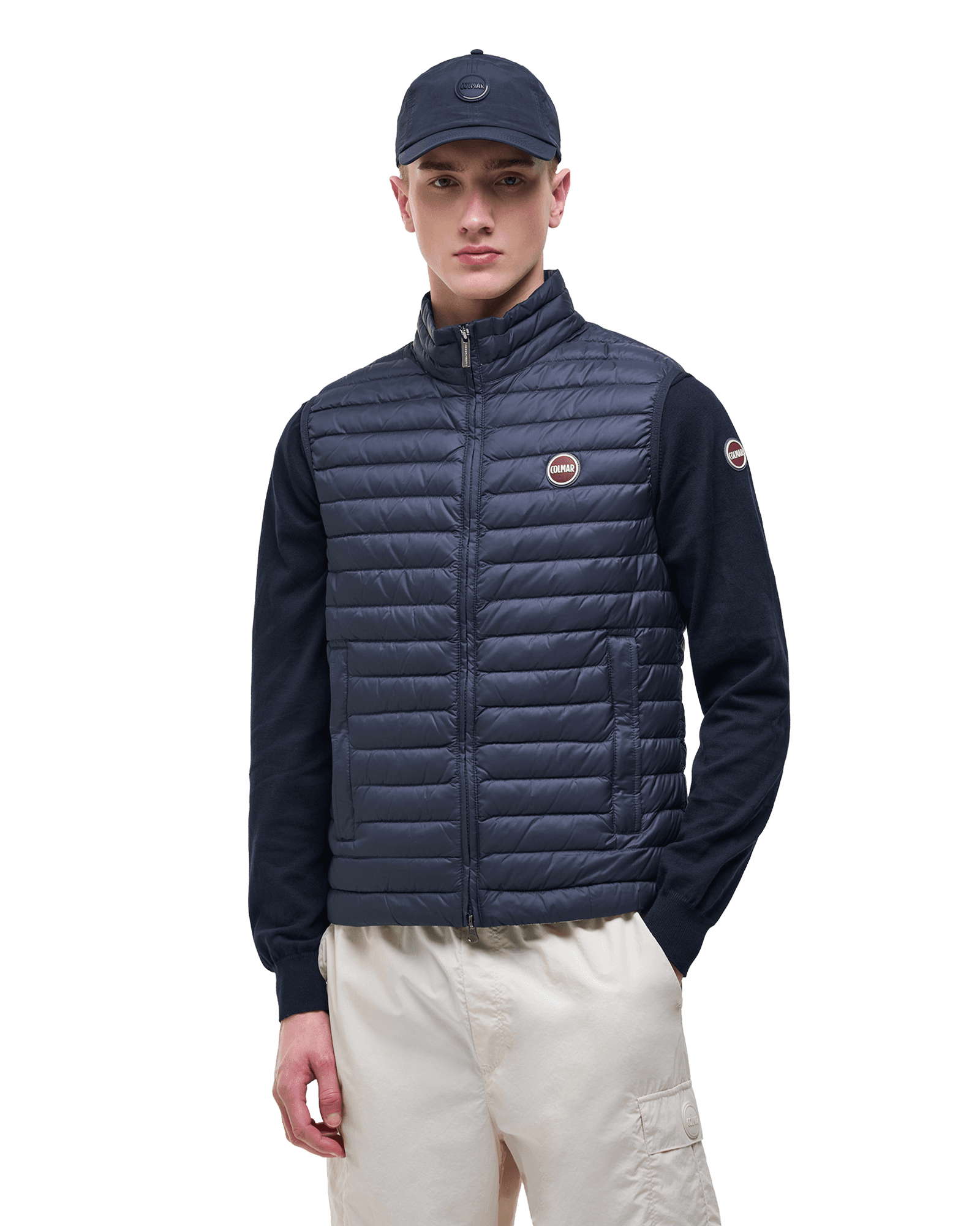 Down Vest M Navy Blue