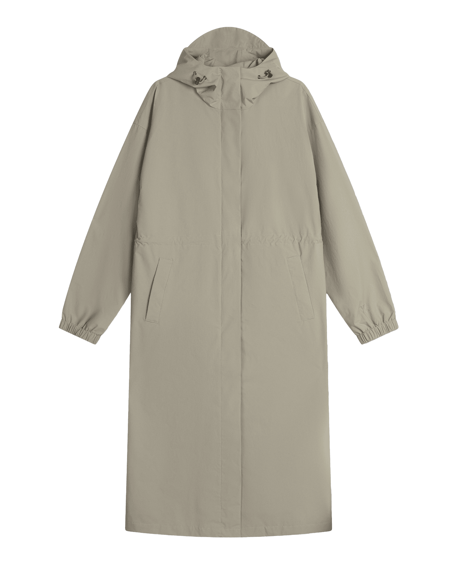Rommy Long Tube Coat Light Army