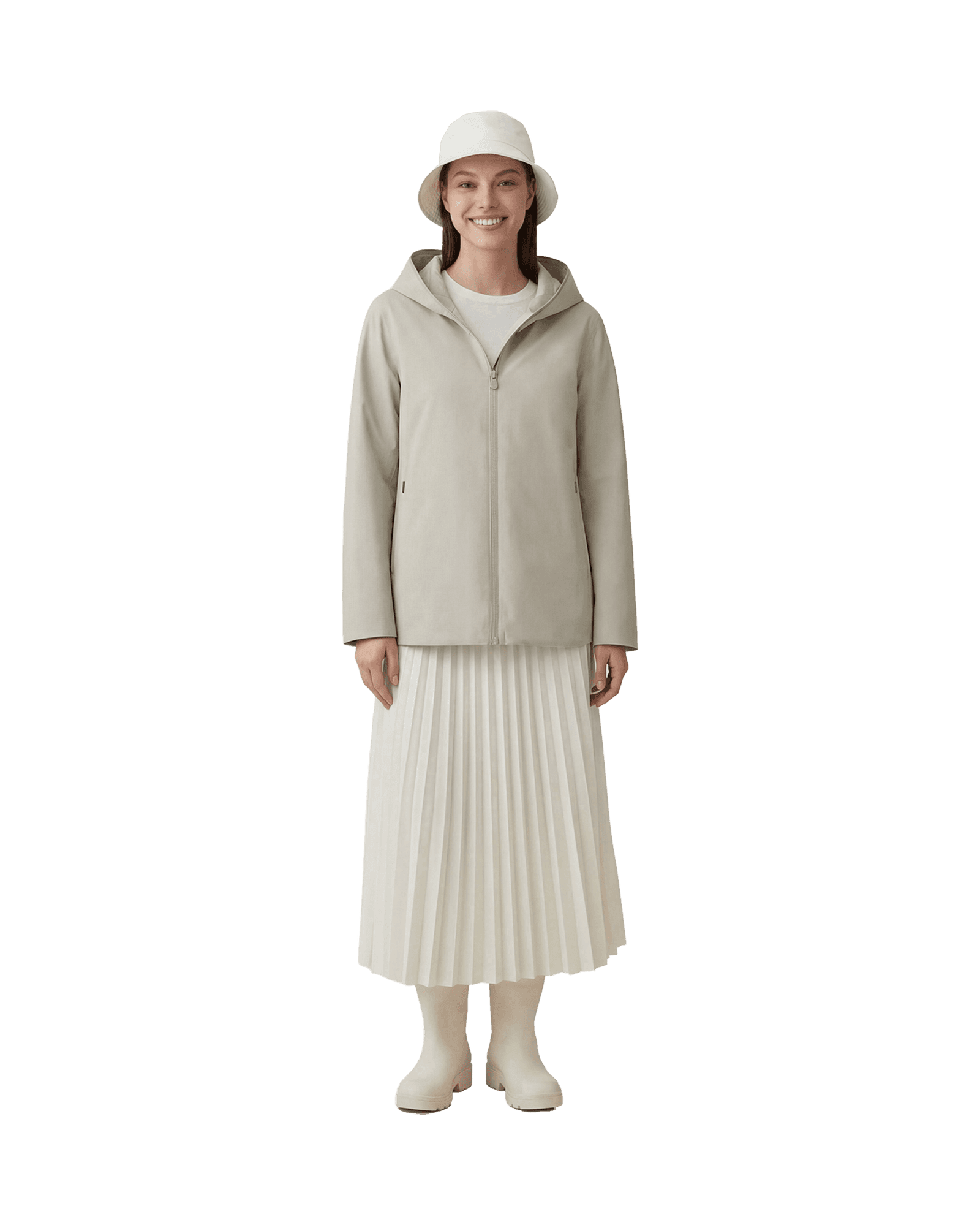 Dawa Jacket W Rainy Beige