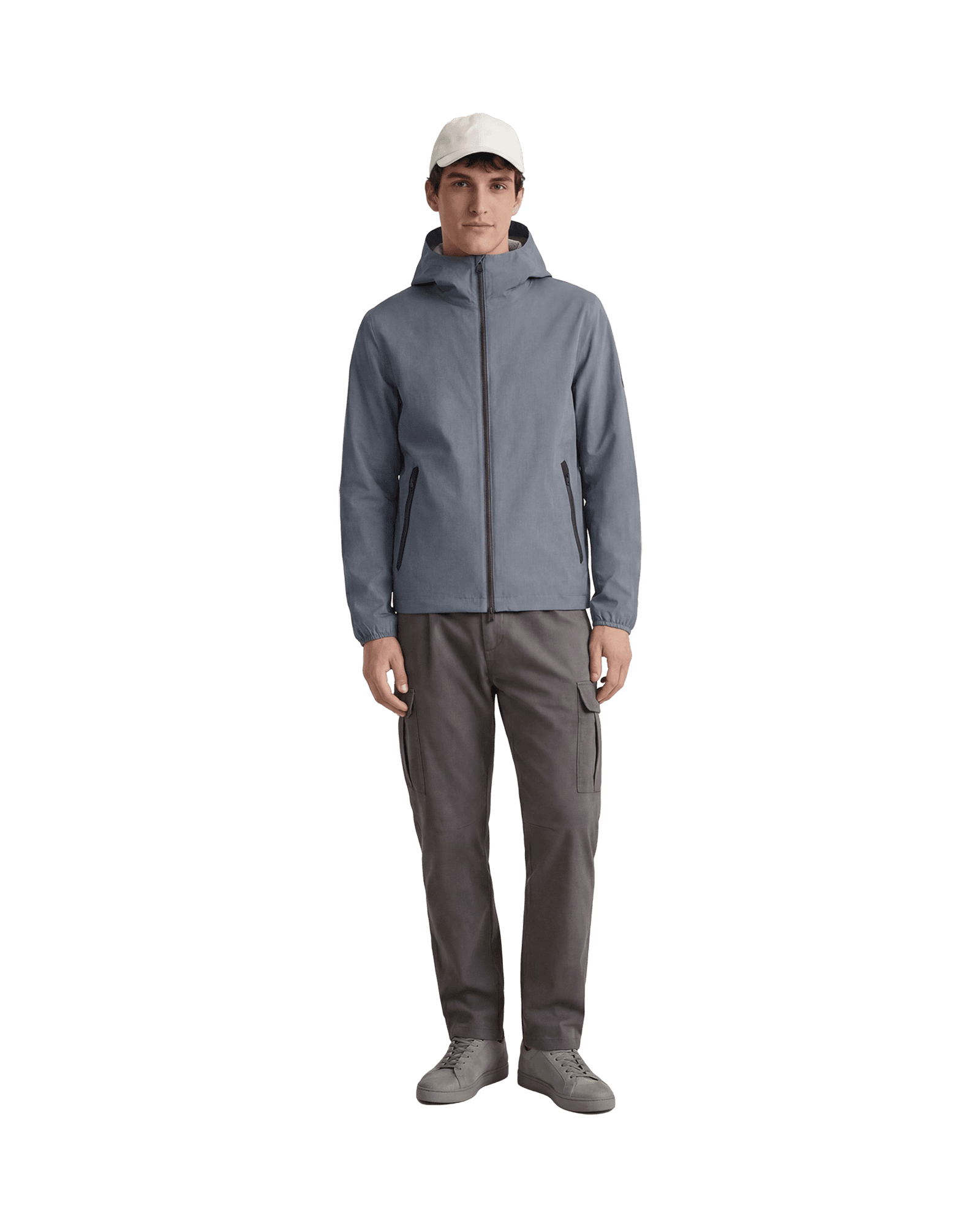 Drop Hooder Jacket M Rain Grey