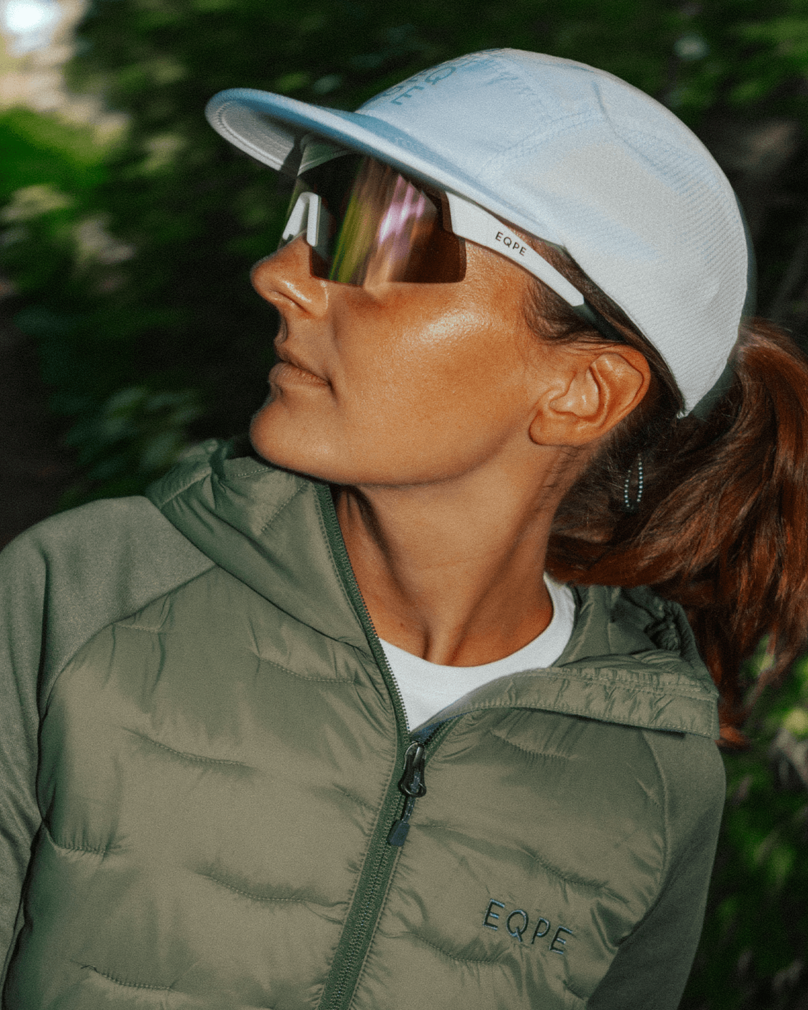 White-Brown/Pink Multi