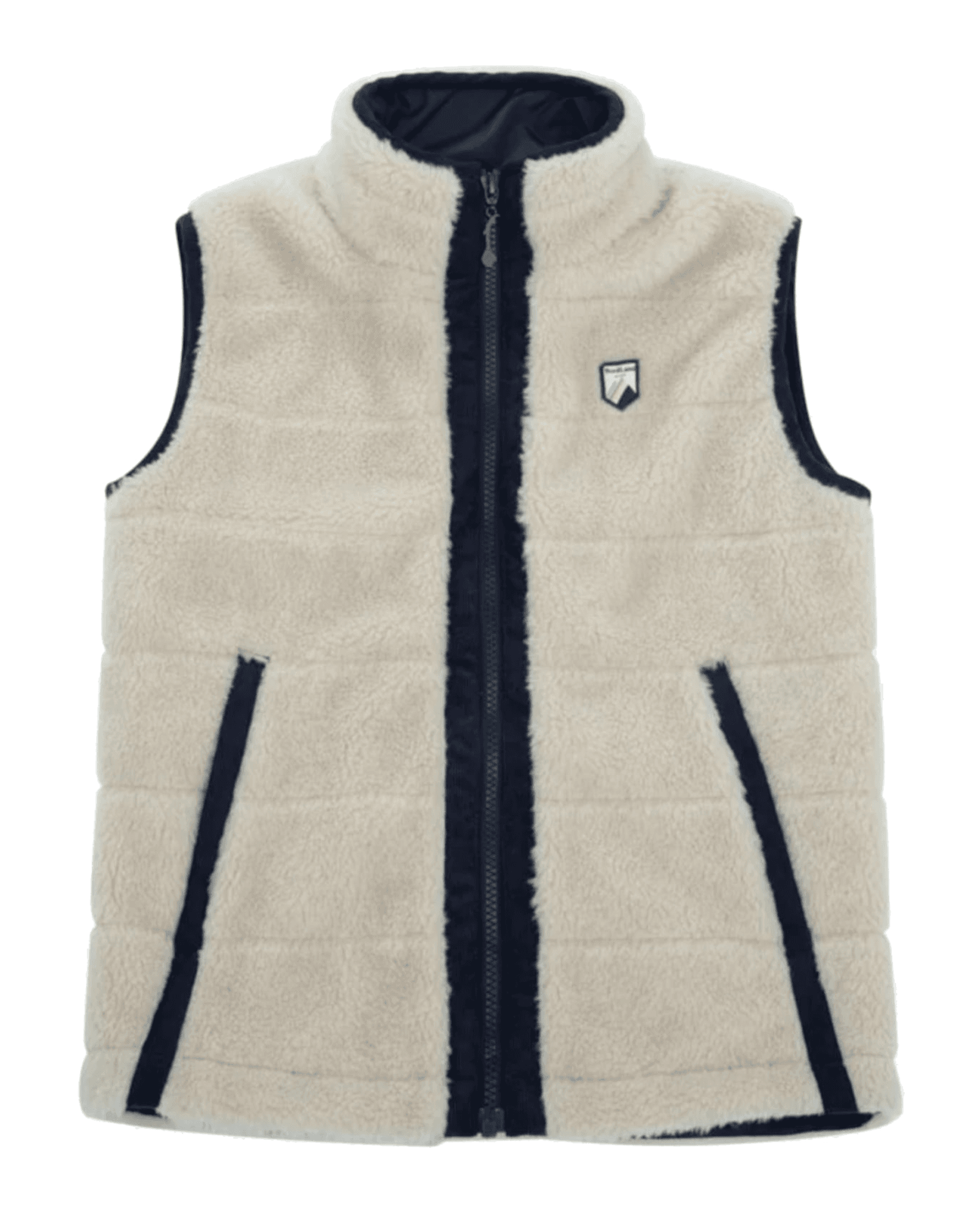 Nusfjord Vest JR Beige and Blue Ink