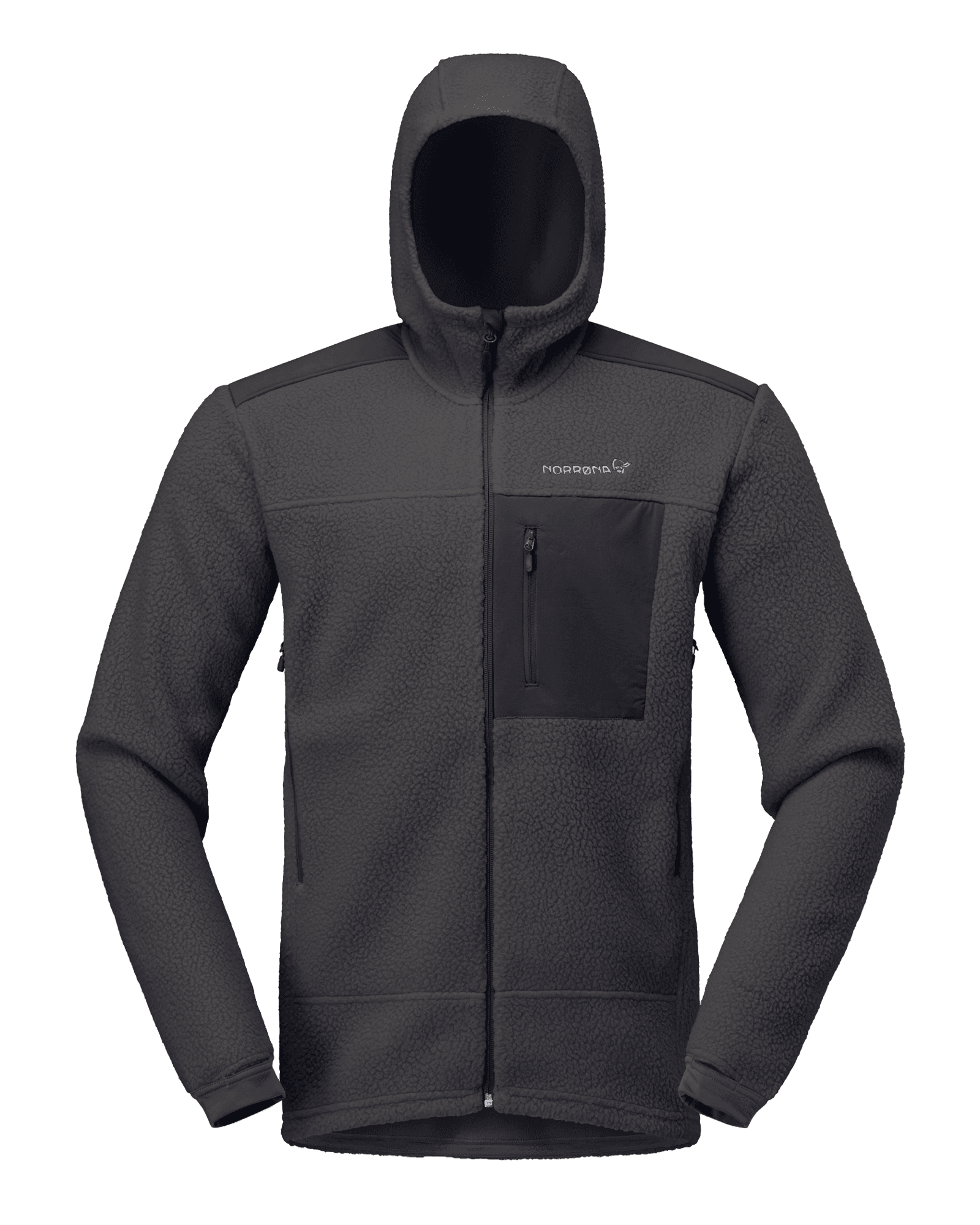 Trollveggen Warm3 Zip Hood M Phantom