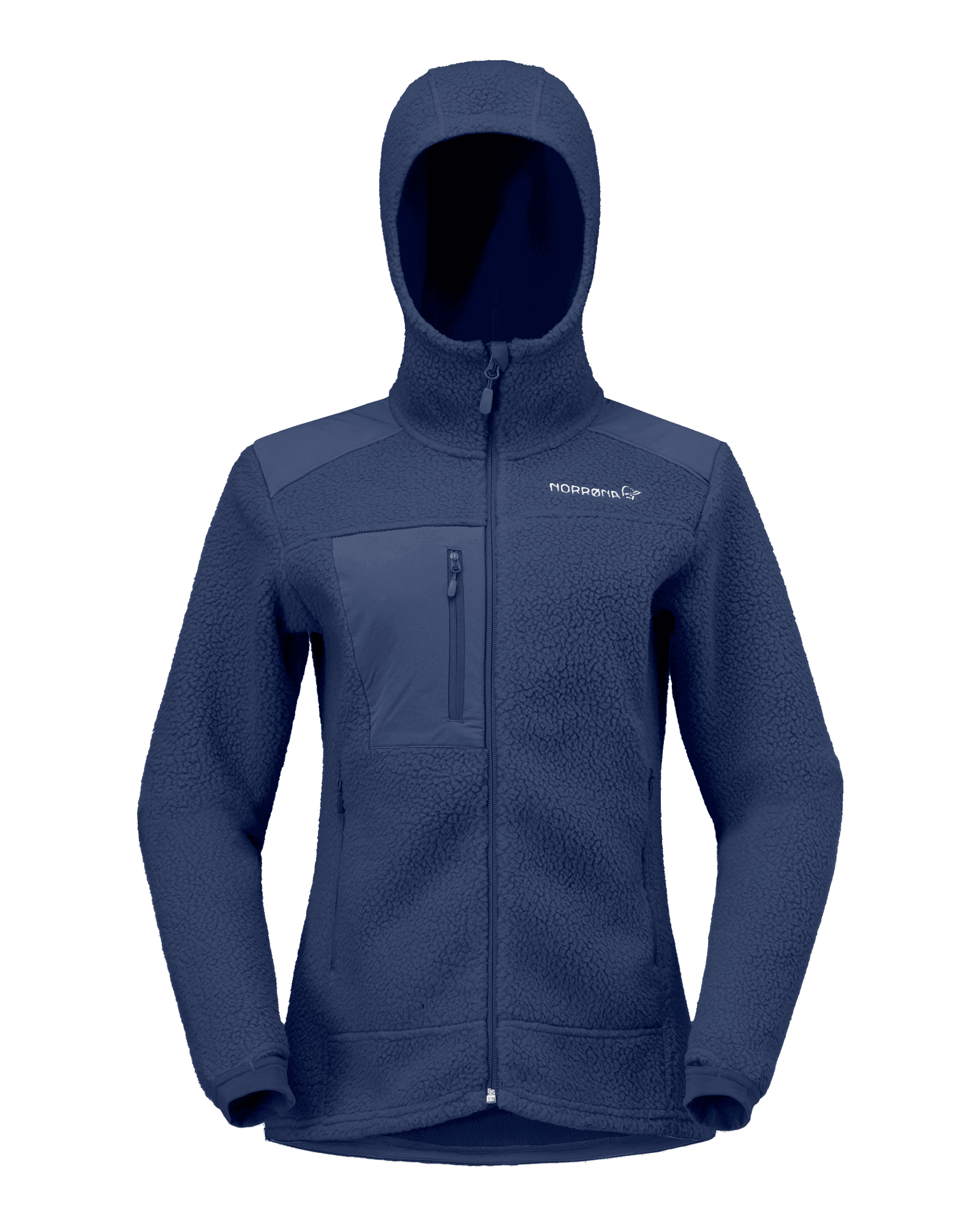 Trollveggen Warm3 Zip Hood W Indigo Night