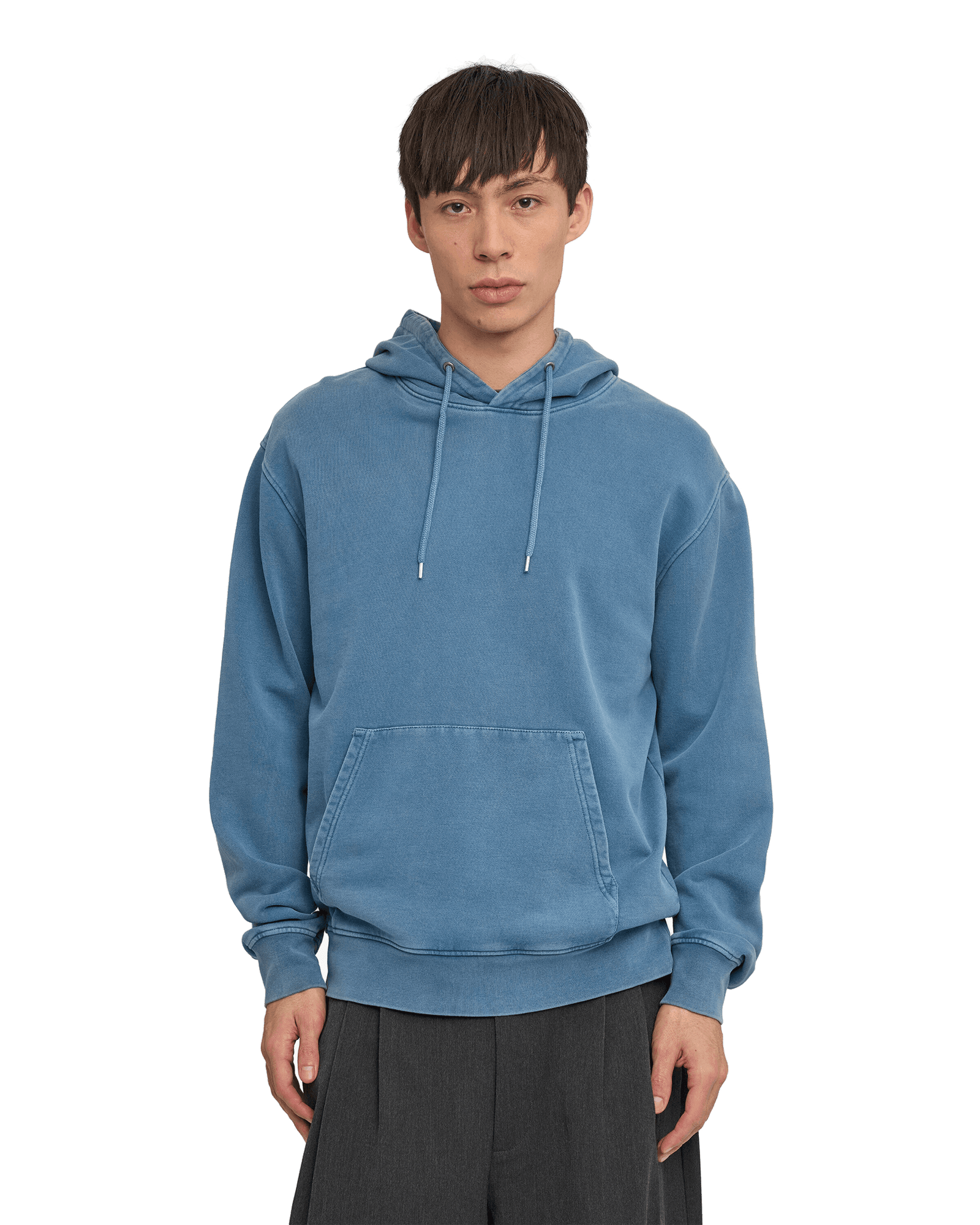 Classic Organic Hood Faded Indigo