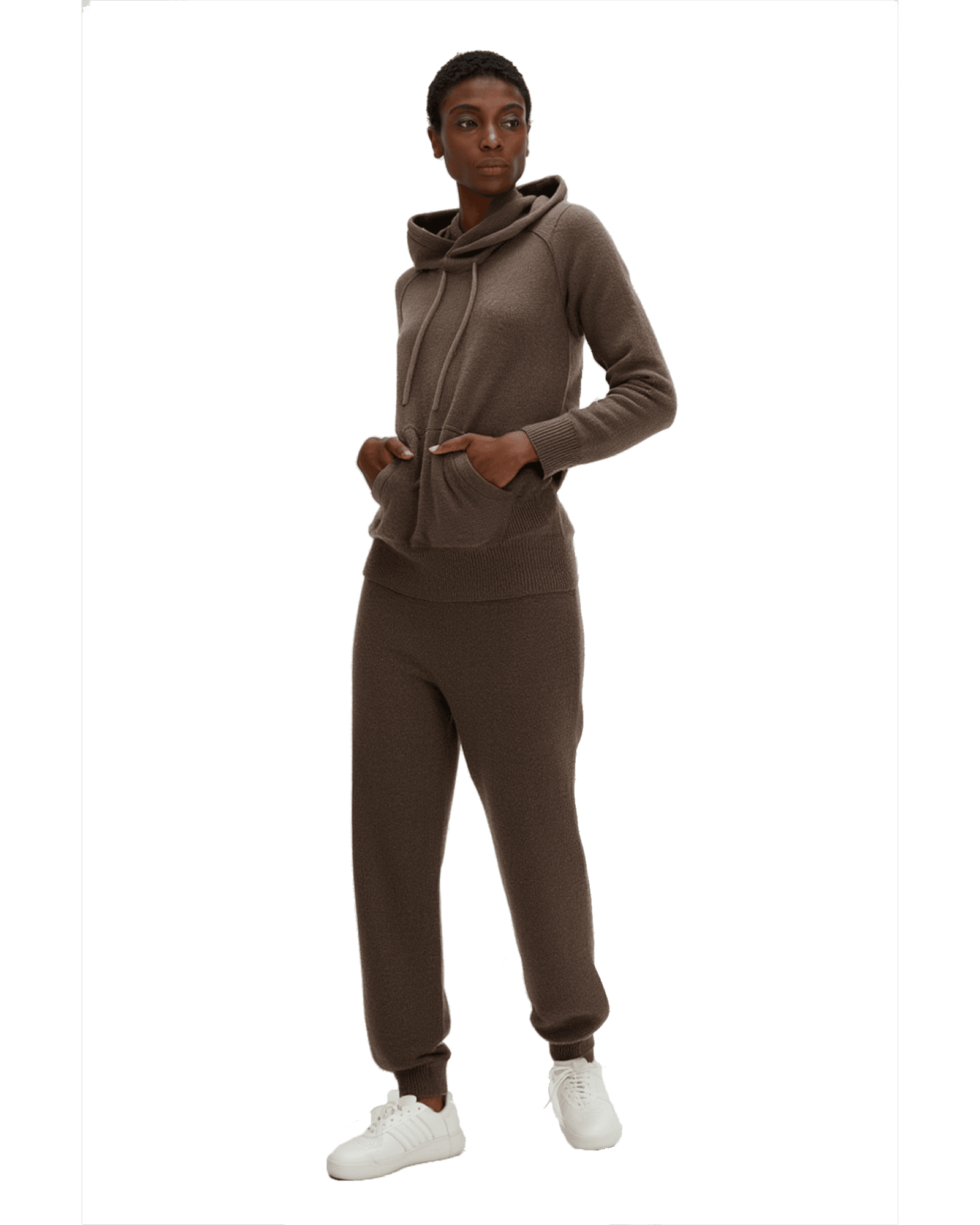 Hoodie W Cacao