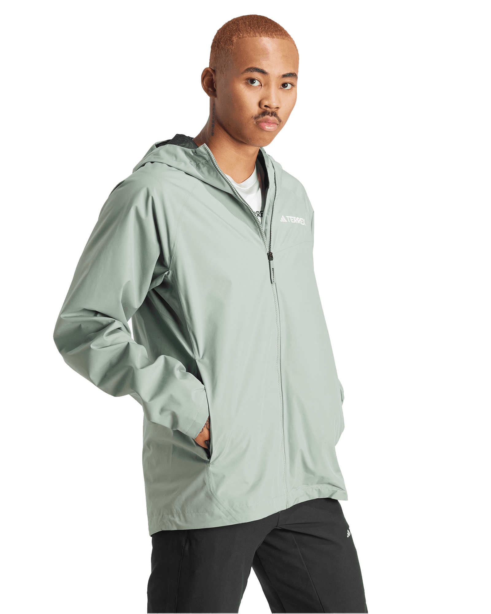 Multi Rain Jacket 2L M SILGRN
