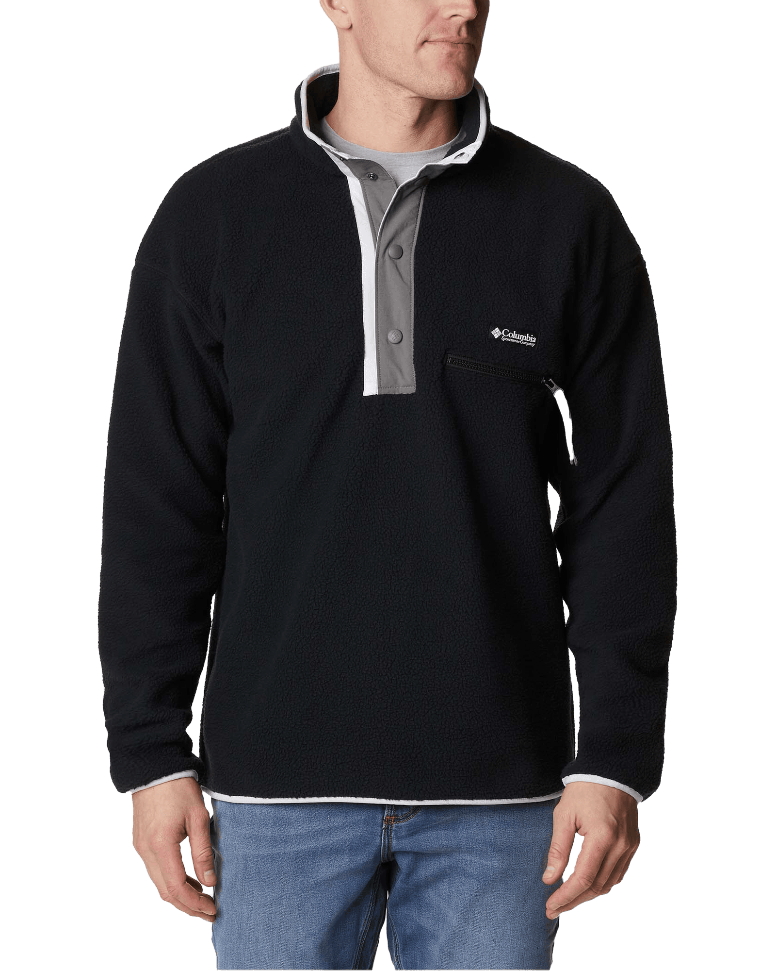 Helvetia™ Half Snap Fleece M Black