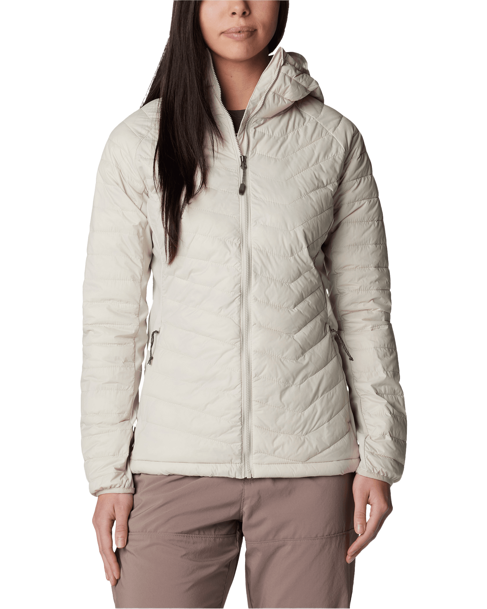 Powder Pass Hooded Jacket W Dark Stone